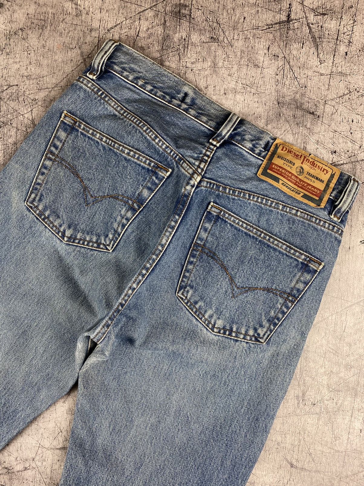 Diesel × Jean × Vintage Vintage Diesel Designer y2k baby blue Jeans Size 29 Size US 29 - 3 Thumbnail