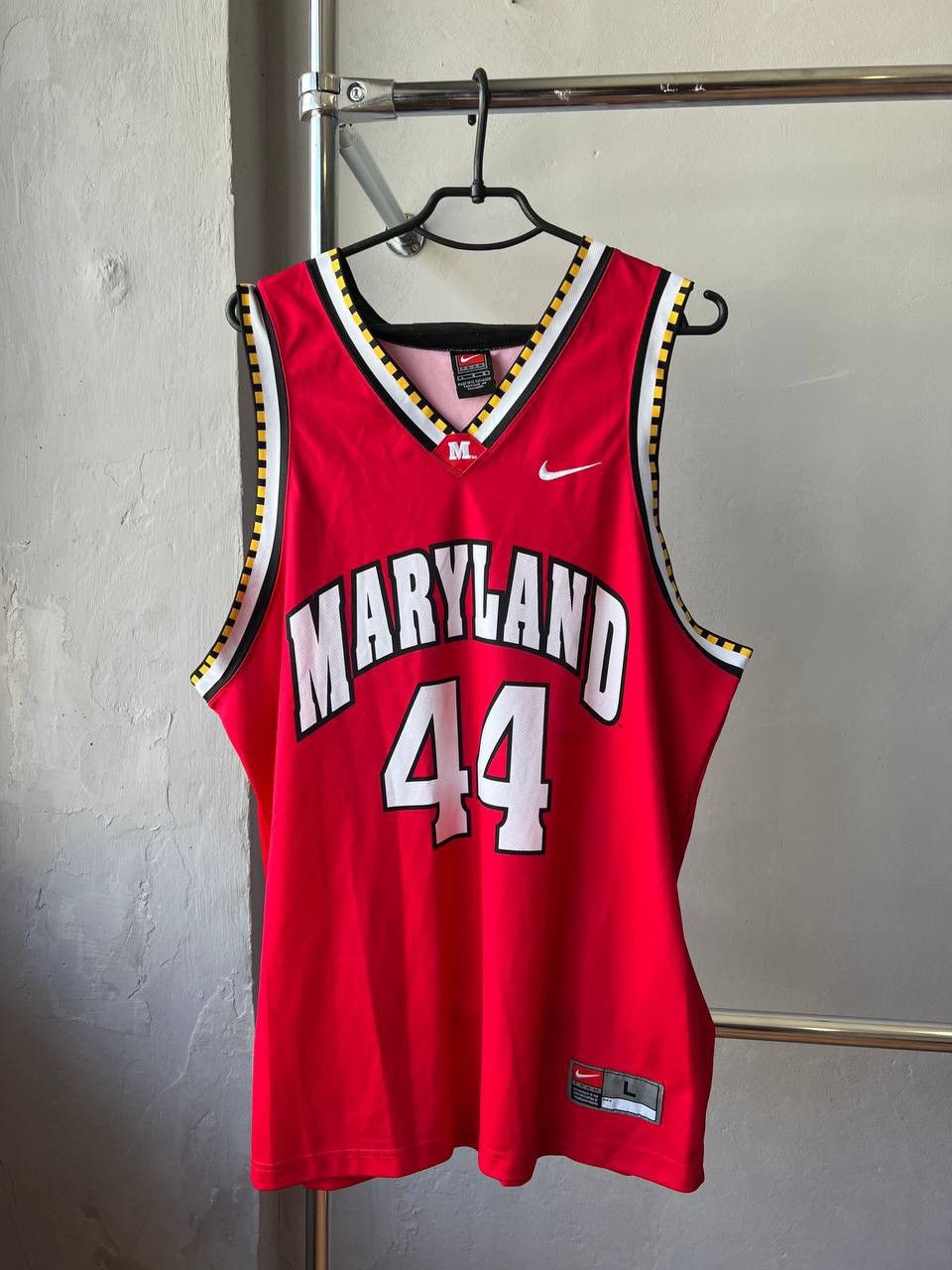 NBA 2001 MARYLAND TERRAPINS #44 RARE BASKETBALL NIKE JERSEY MENS Size US L / EU 52-54 / 3 - 2 Thumbnail