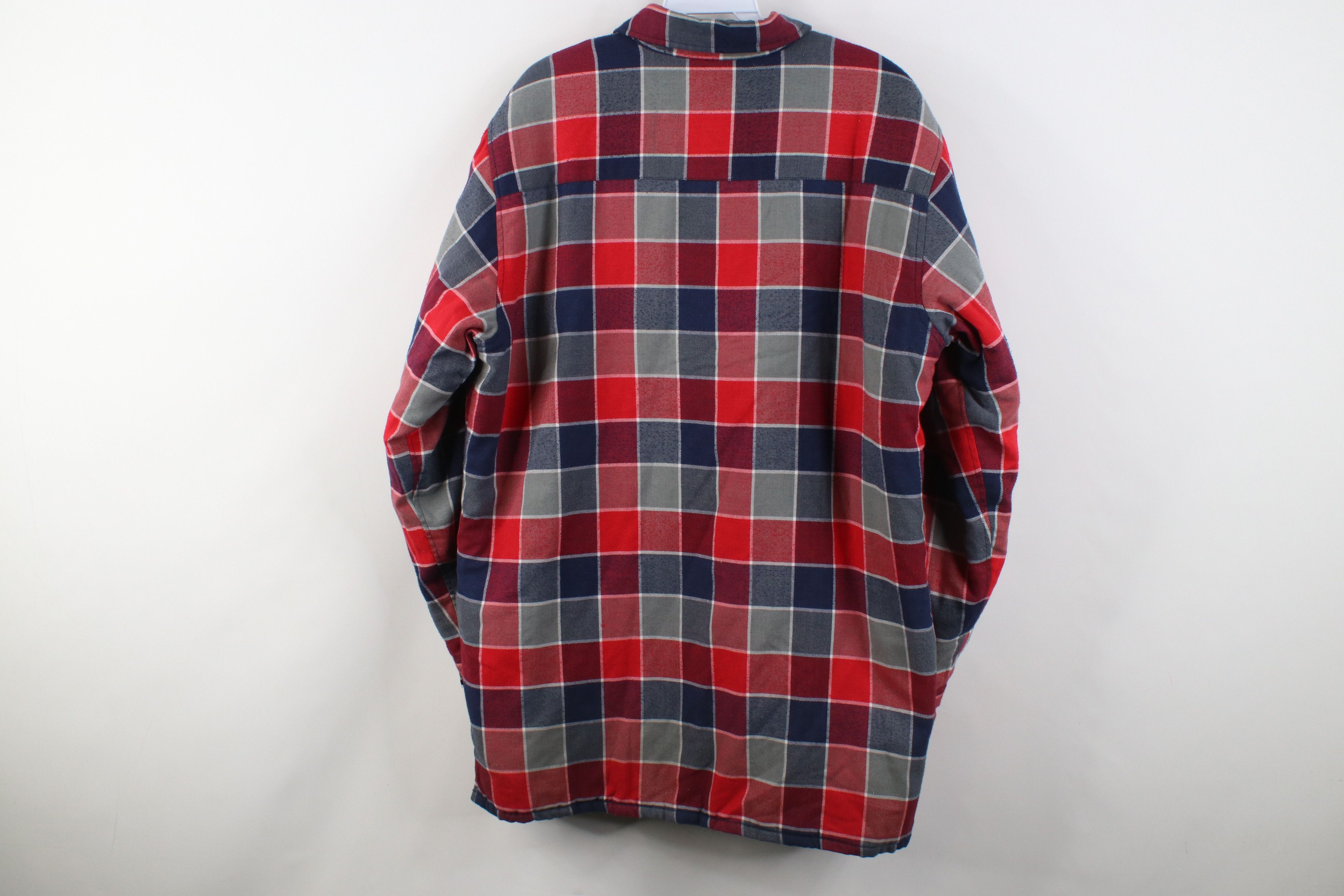 Vintage Vintage 90s Streetwear Flannel Button Shirt Jacket Jac Shirt Size US M / EU 48-50 / 2 - 13 Thumbnail