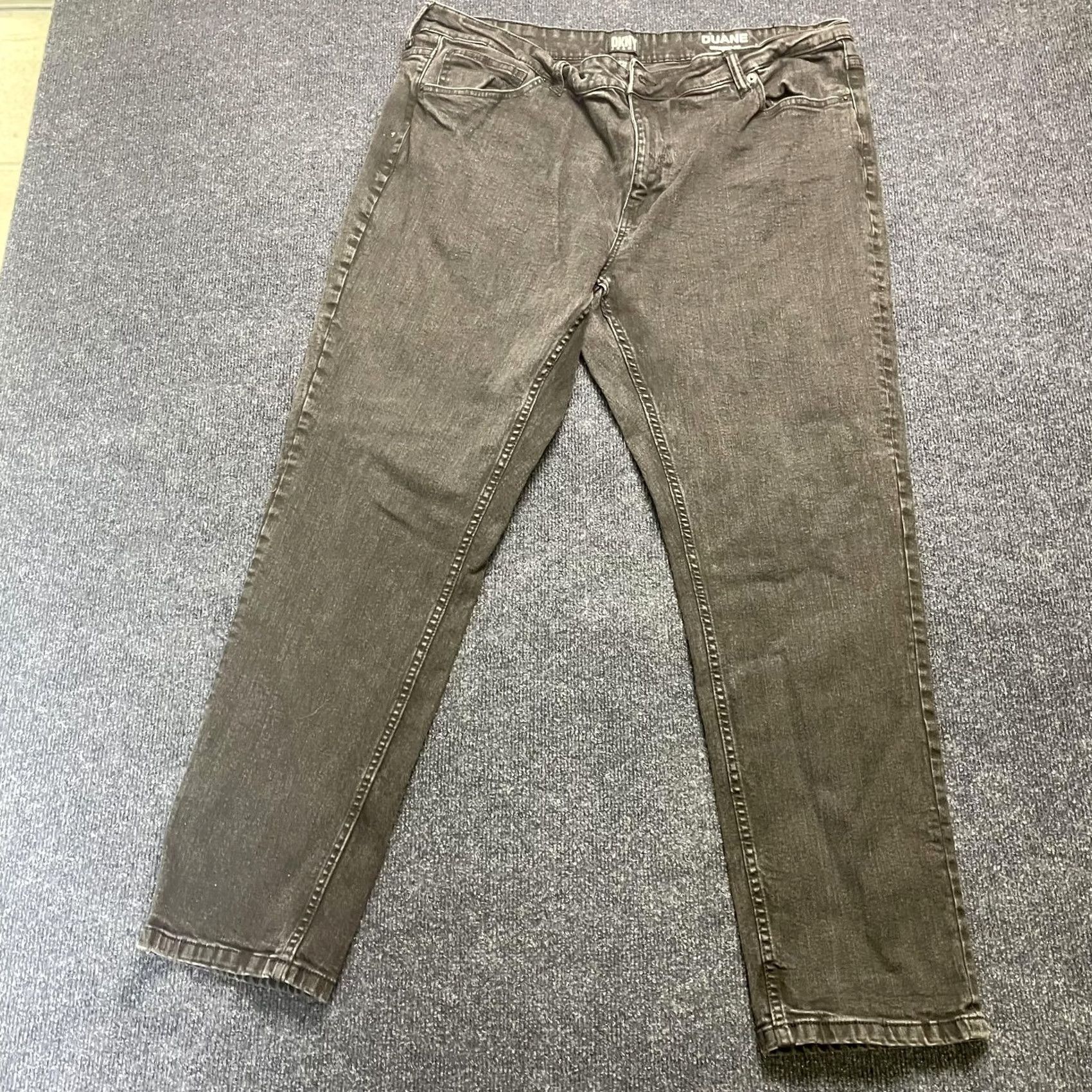 DKNY DKNY Jeans Mens 40x32 Gray Duane Straight Fit Denim Straight Leg Pants Casual Shirt Hat? Size US 40 / EU 56 - 3 Thumbnail