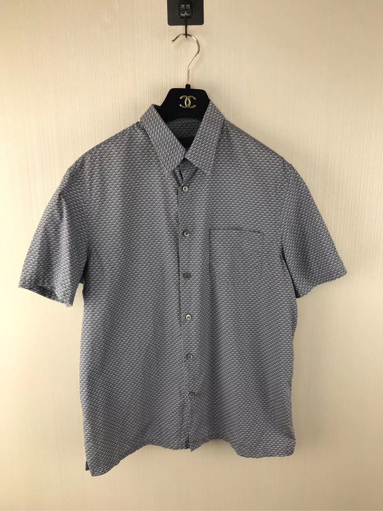 Prada Prada All-over Print Short Sleeve Shirt Size US L / EU 52-54 / 3 - 1 Thumbnail