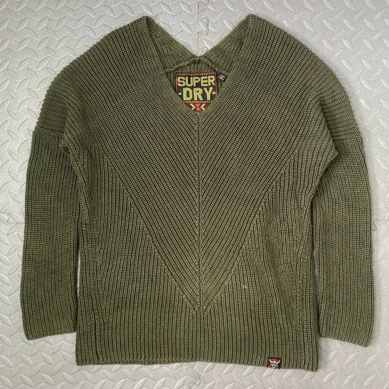 Superdry Cora Ribbed V-Neck Sweater Size M / US 6-8 / IT 42-44 - 3 Thumbnail