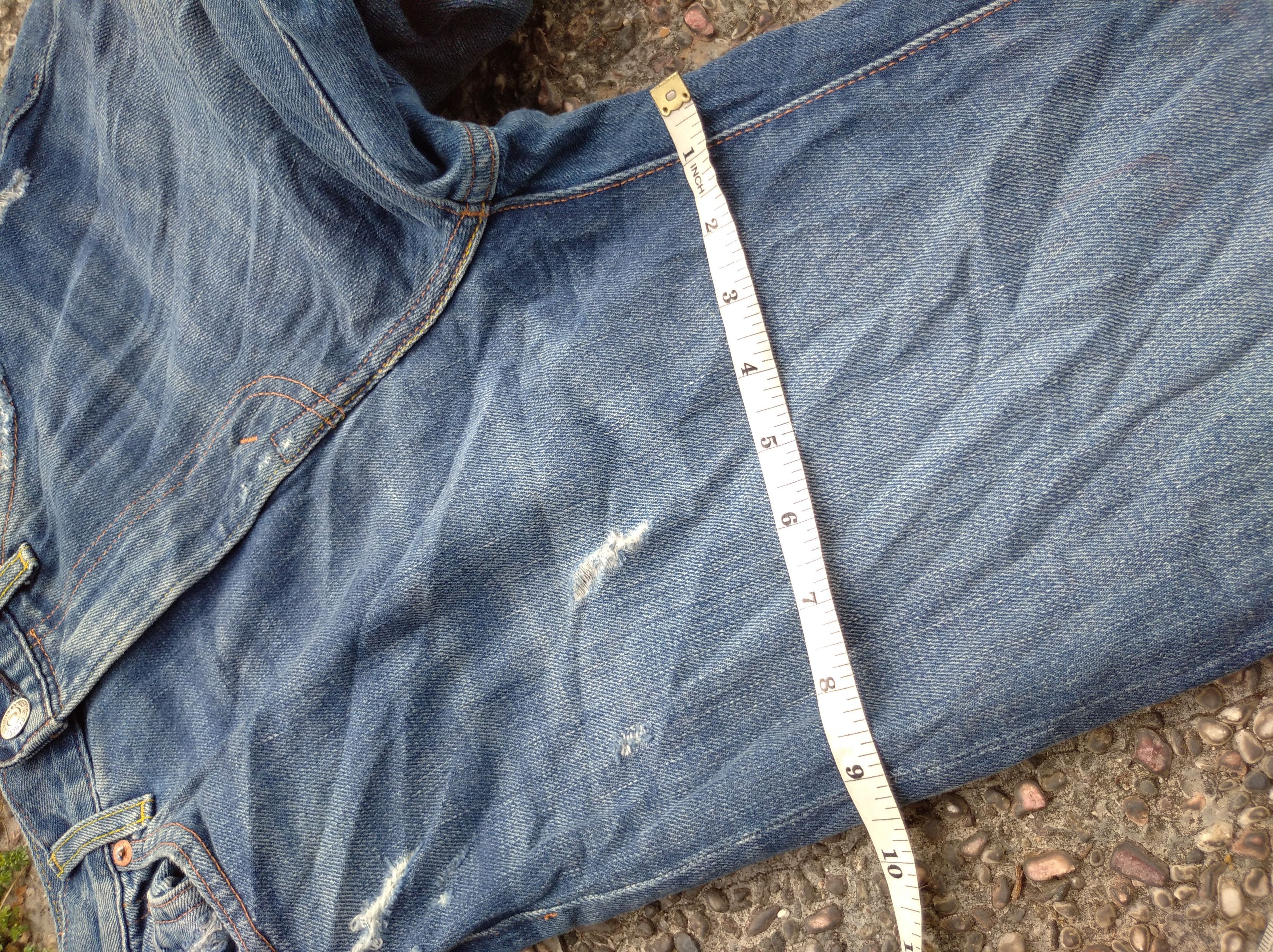 Levi's × Levi's Vintage Clothing Levi's 701 selvedge jeans big E distressed Size US 26 / EU 42 - 13 Thumbnail