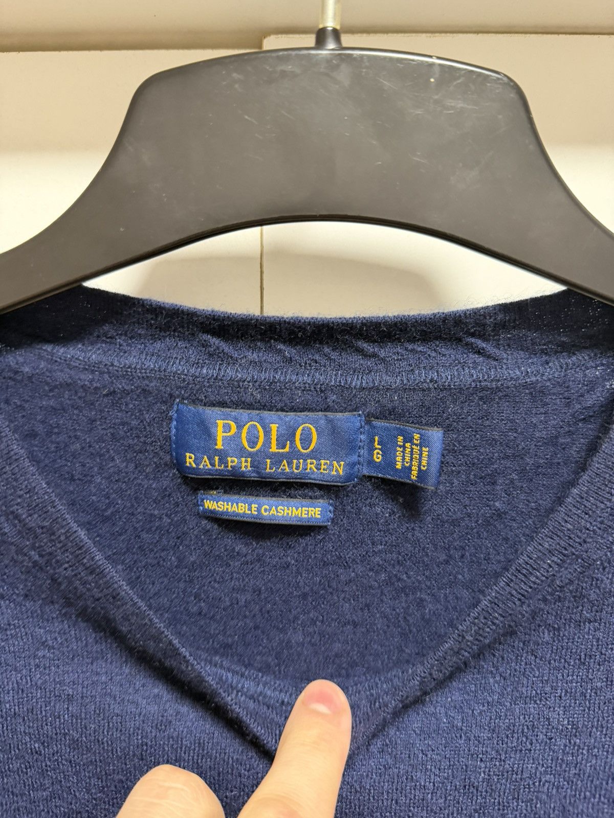 Polo Ralph Lauren Polo Ralph Lauren cashmere men’s sweatshirt Size US L / EU 52-54 / 3 - 3 Thumbnail