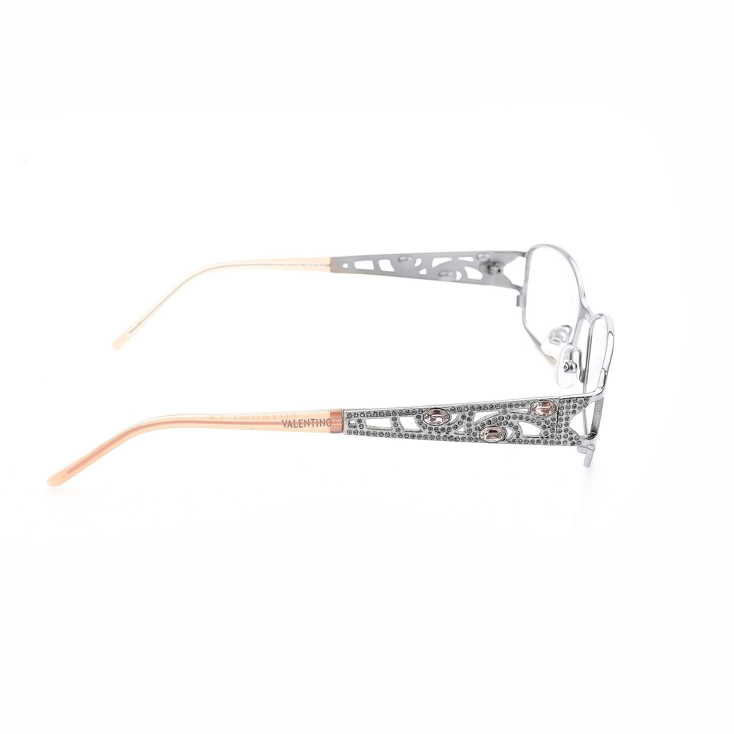 Valentino Valentino '90s Baby Pink Crystals Glasses Size ONE SIZE - 4 Thumbnail