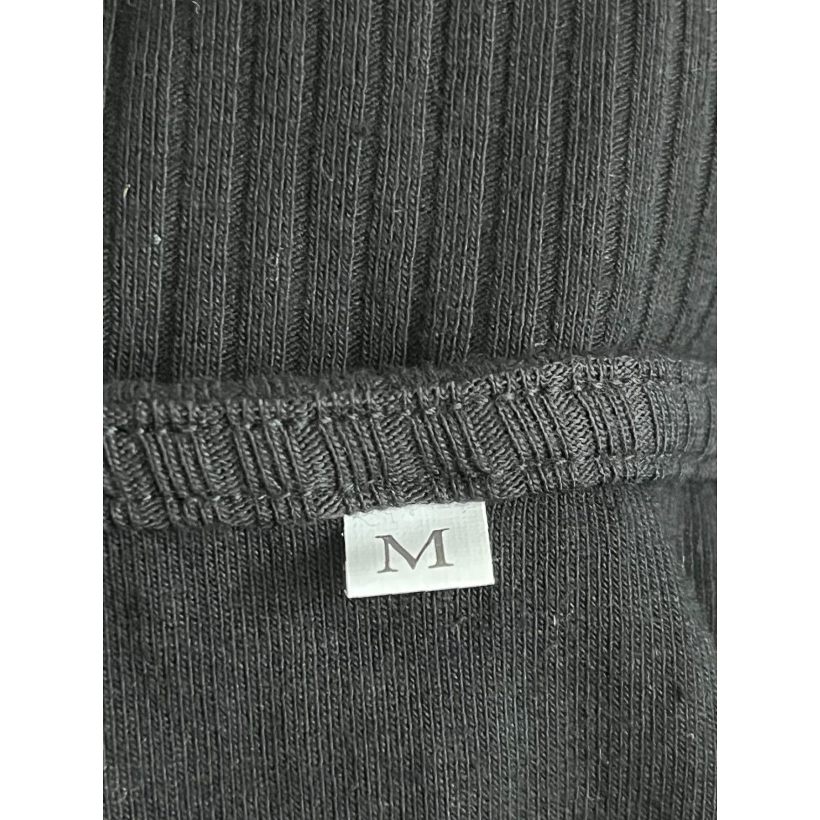 Vintage Queen.M Black Scoop Neck Bodysuit Shirt for Women Button Down M Size M / US 6-8 / IT 42-44 - 6 Thumbnail