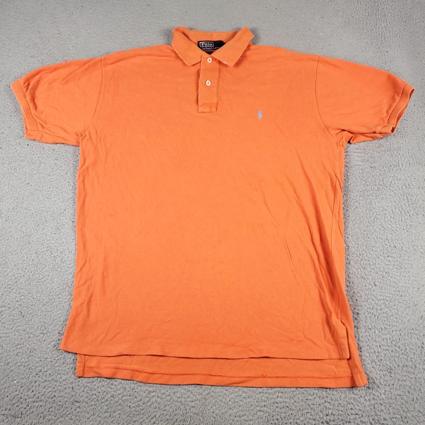 Ralph Lauren Ralph Lauren Polo Shirt Mens Large Orange Short Sleeve Shirt Size US L / EU 52-54 / 3 - 3 Thumbnail