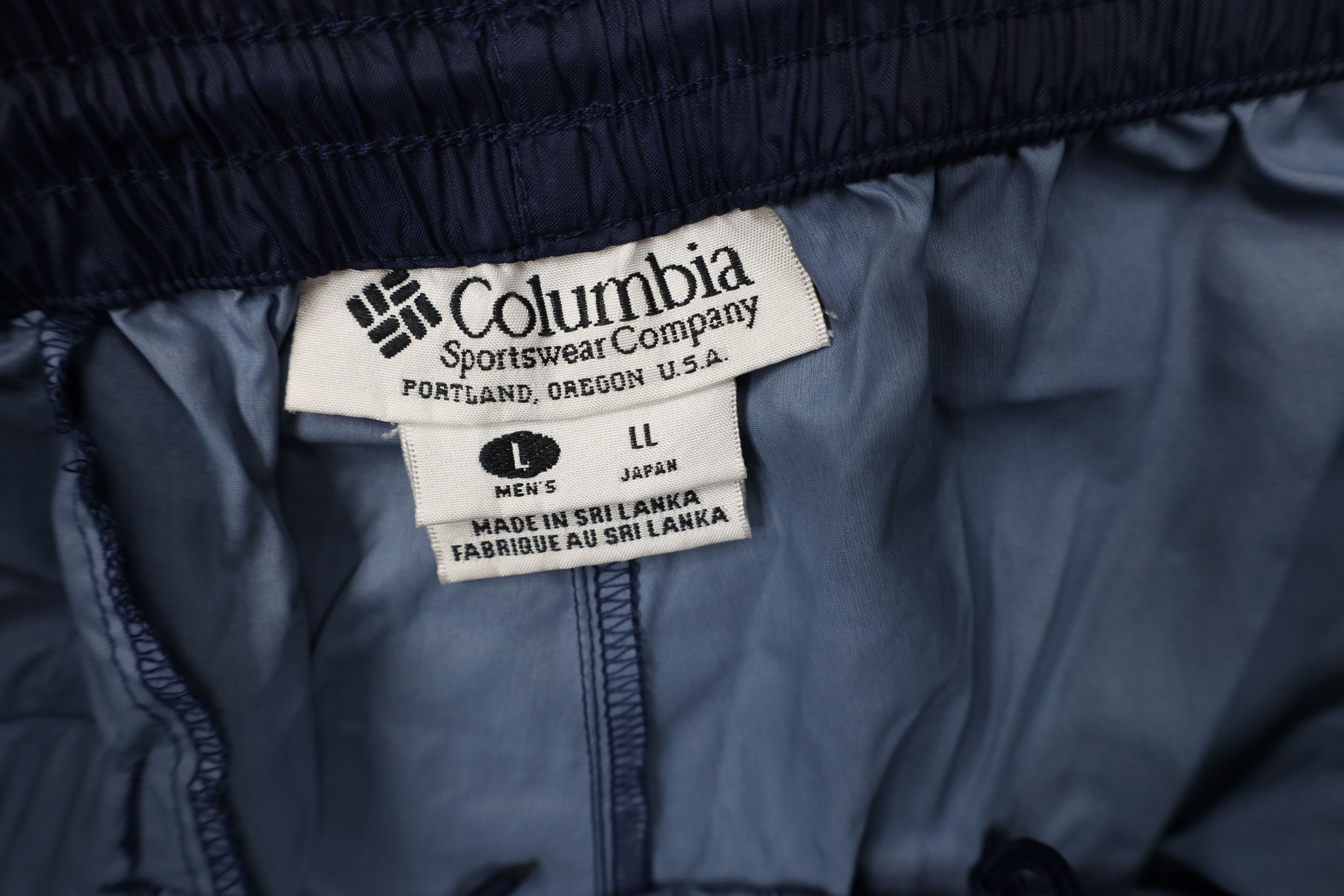 Columbia Vintage 90s Columbia Wide Leg Waterproof Rain Pants Blue Size US 36 / EU 52 - 8 Thumbnail