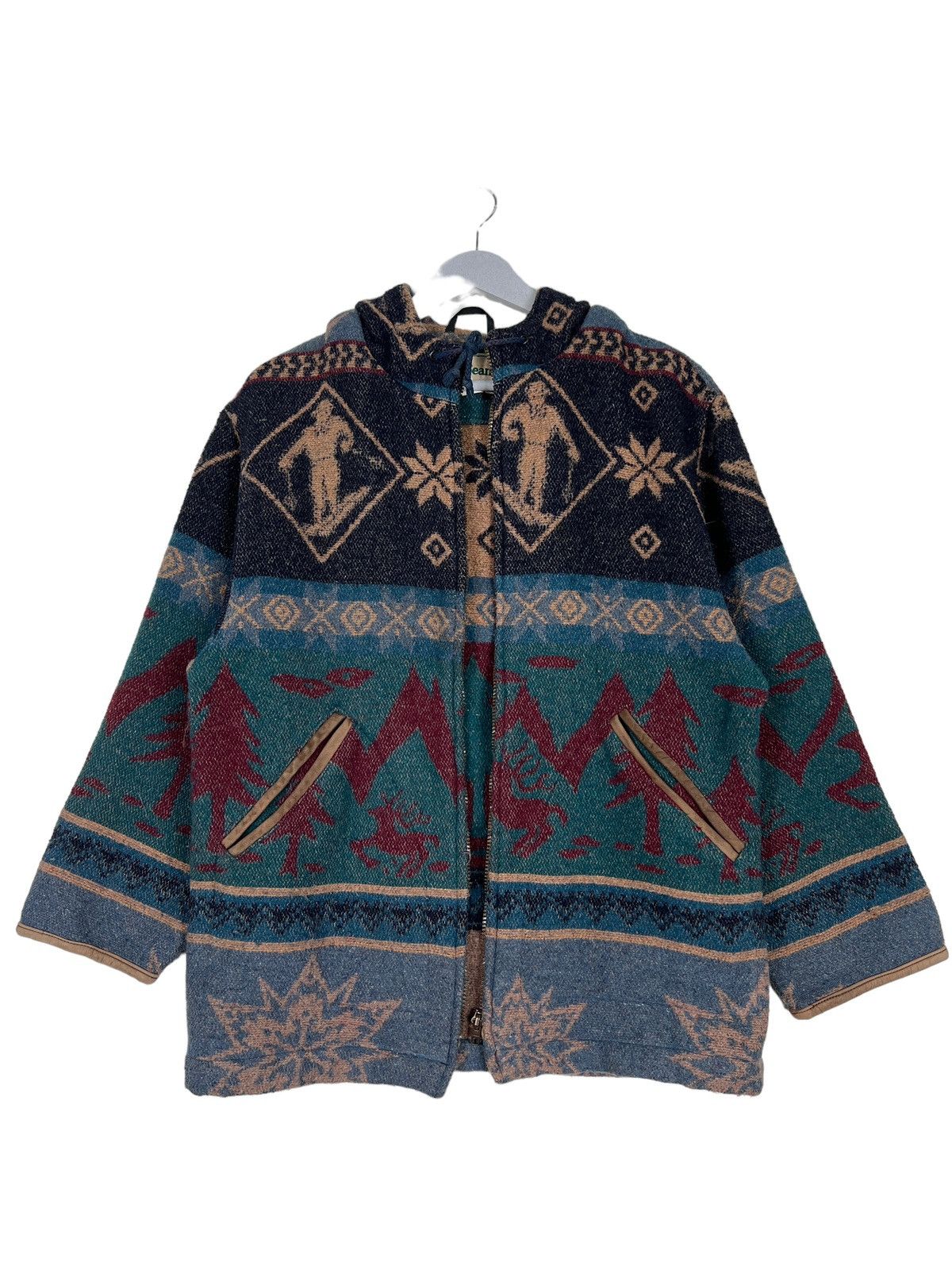 L.L. Bean 🔥 VINTAGE LL BEAN WOOL MOUNTAIN SKI MOTIVE Size US S / EU 44-46 / 1 - 3 Thumbnail