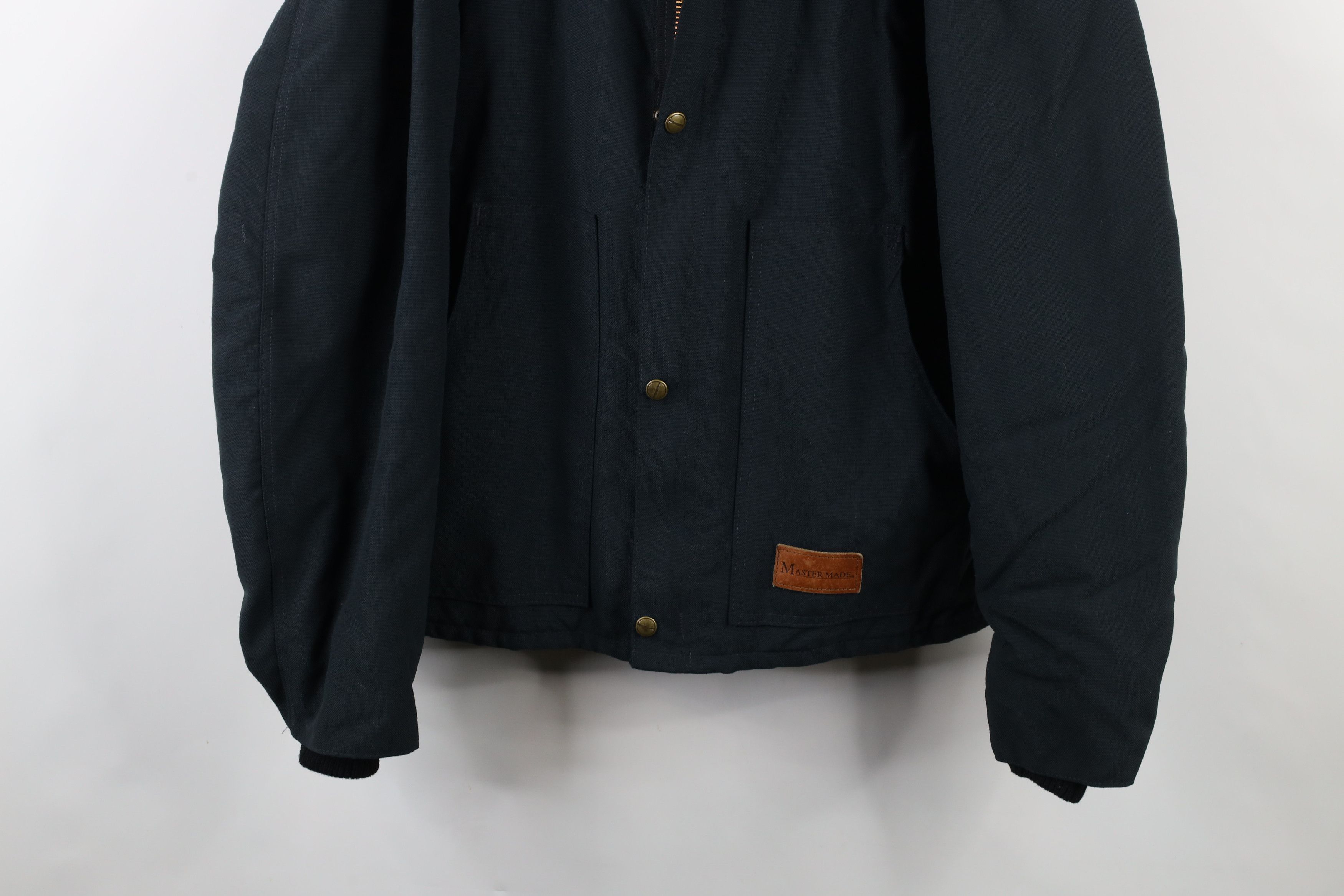 Vintage × Walls Vintage 90s Walls Master Made Canvas Bomber Jacket USA Size US L / EU 52-54 / 3 - 3 Thumbnail