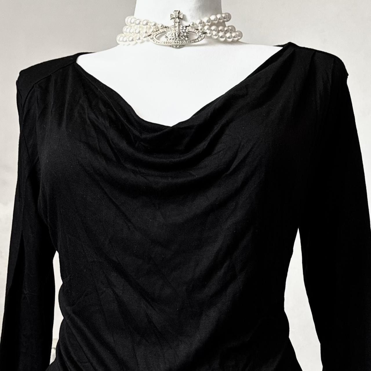 Vintage Stunning Avant - Garde draped top/ blouse Size M / US 6-8 / IT 42-44 - 3 Thumbnail