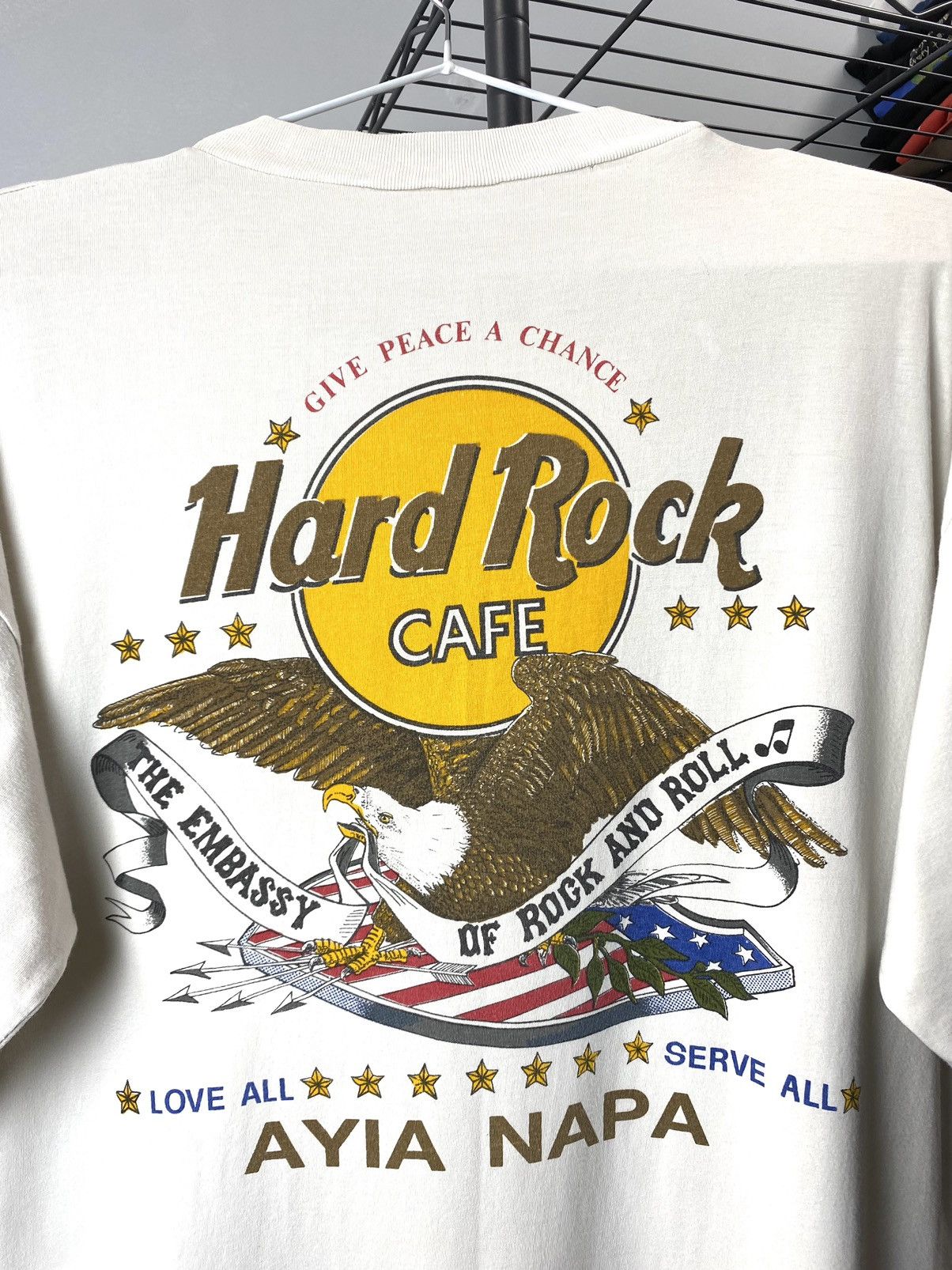 Band Tees Vintage 80-90’s Hard Rock Cafe Ayia Napa TShirt Size US L / EU 52-54 / 3 - 8 Thumbnail