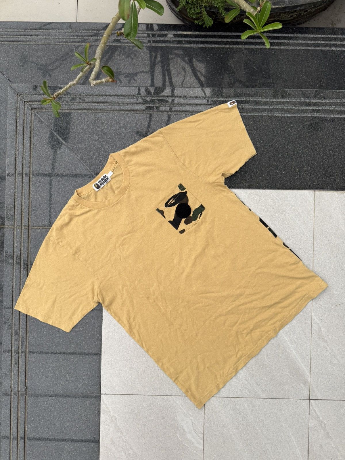 Vintage 90’s BAPE BATHING APE APES STRONGER RARE MULTI LOGO TSHIRT Size US M / EU 48-50 / 2 - 2 Thumbnail