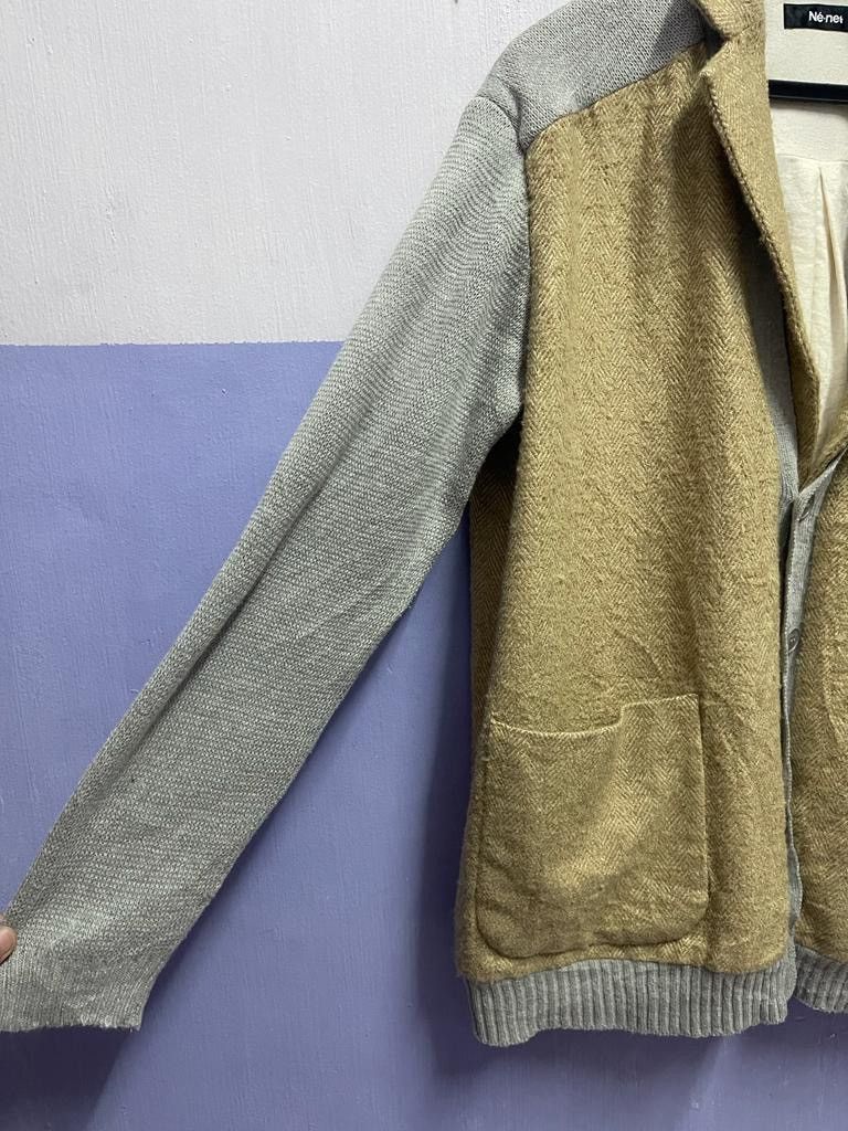 Ne-Net Rare Issey Miyake by Ne-net Half Wool Jacket 2 in 1 Size US M / EU 48-50 / 2 - 3 Thumbnail