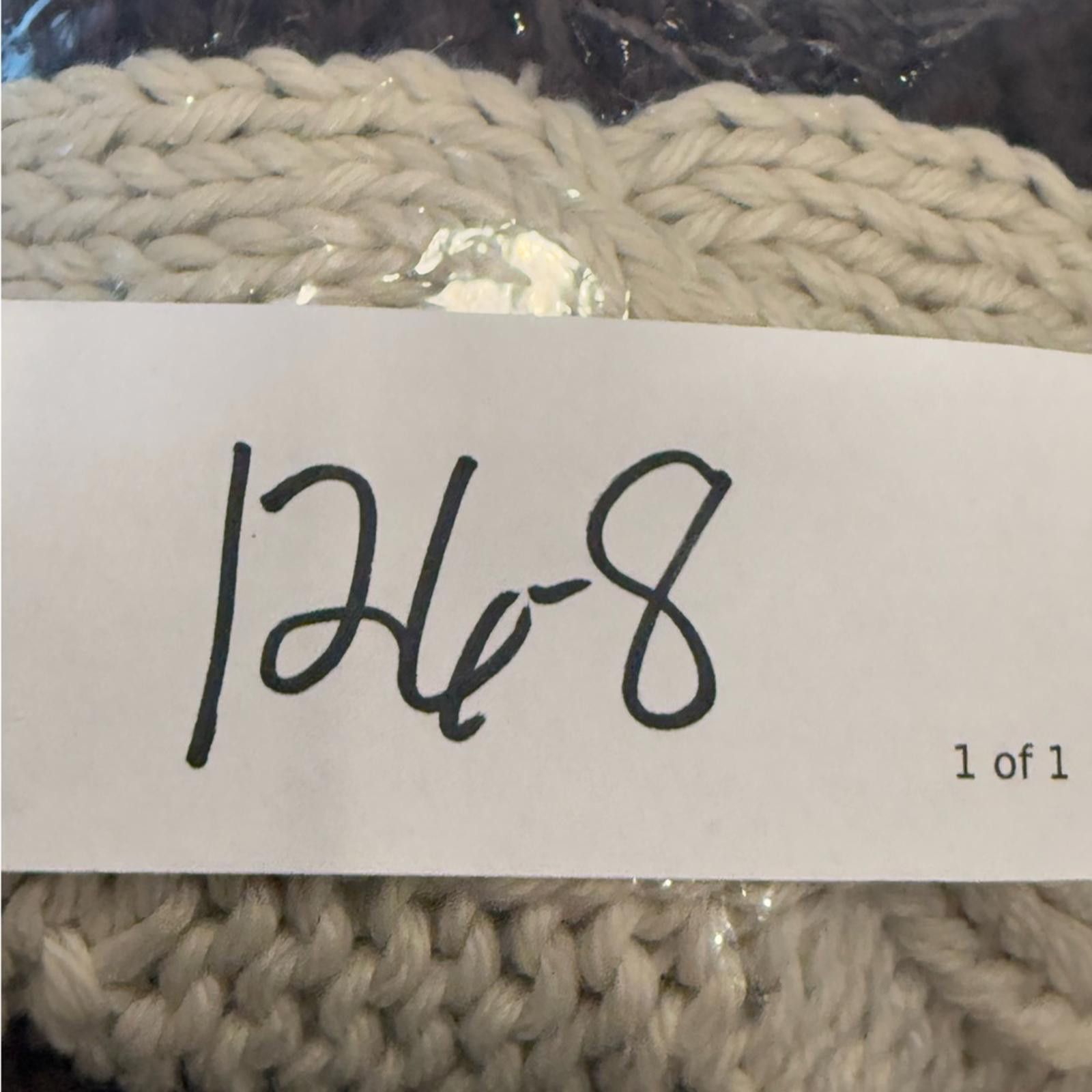 Other Wool blend cable knit pom pom beanie crochet OS Size ONE SIZE - 7 Thumbnail