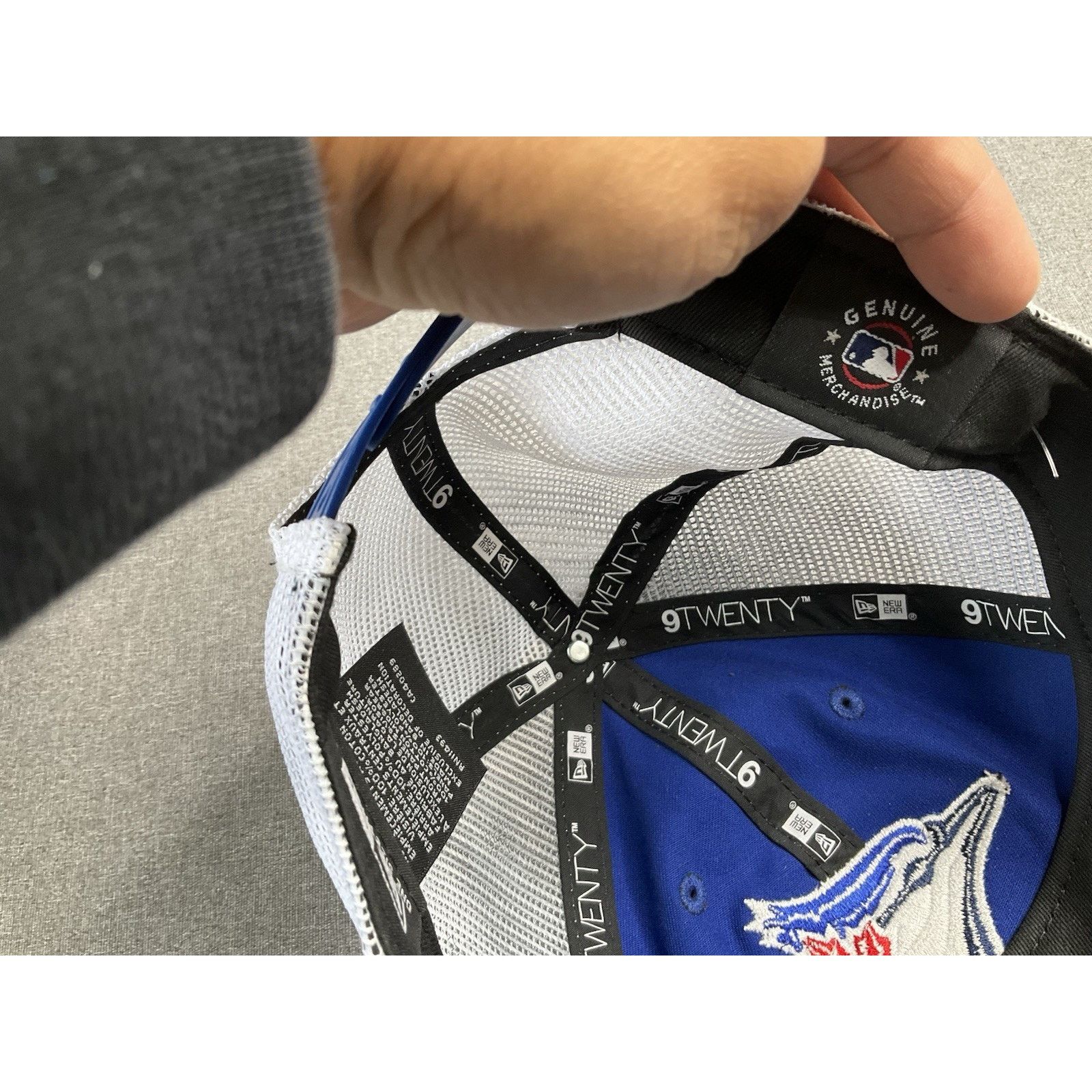 New Era Toronto Blue Jays New Era 39THIRTY Cap Blue Adjustable MLB Size ONE SIZE - 7 Thumbnail