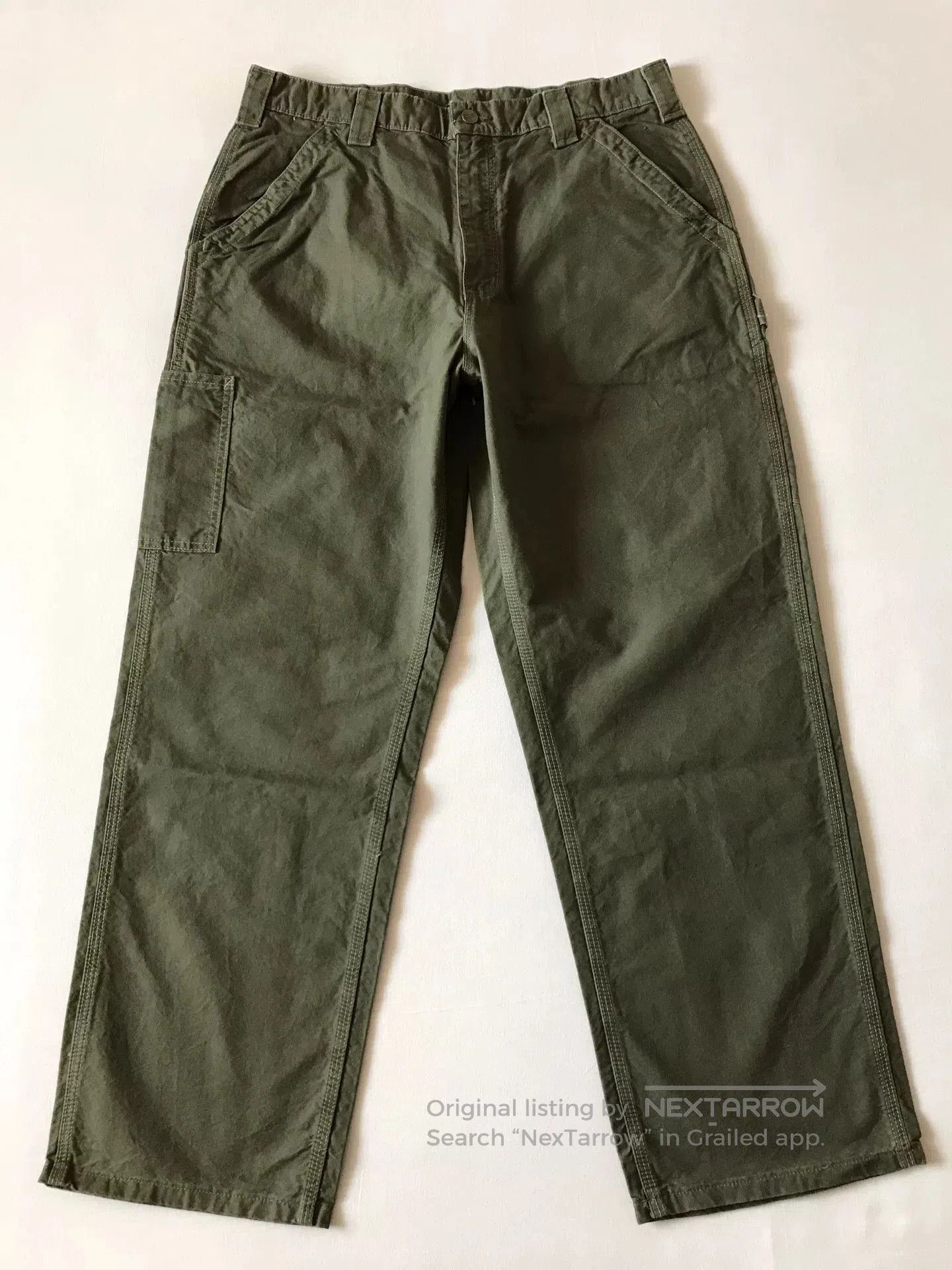 Carhartt Carhartt B151 Canvas Work Pants W35L30. Size US 35 - 2 Thumbnail