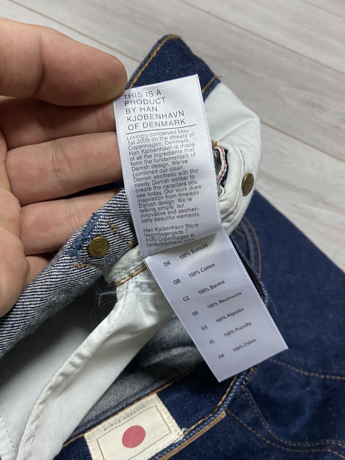 Han Kjobenhavn Han Kjobenhavn Japan 🇯🇵 denim jeans tapered Size US 36 / EU 52 - 6 Thumbnail
