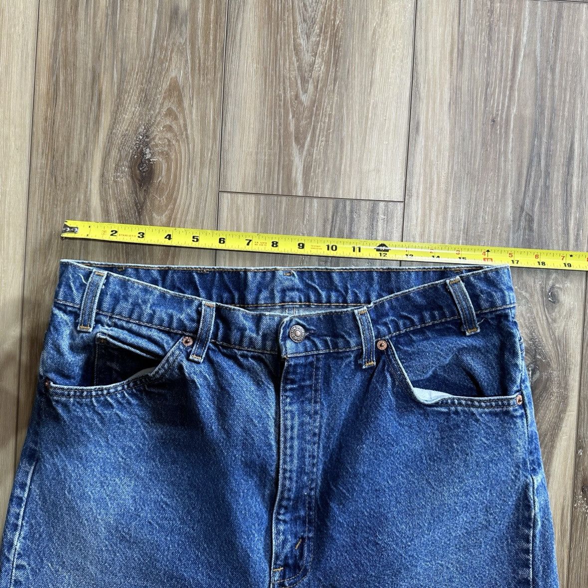 Levi's × Vintage Vintage Levis Orange Tab 505 Fit Denim Jeans, 36x31 Size US 36 / EU 52 - 5 Thumbnail
