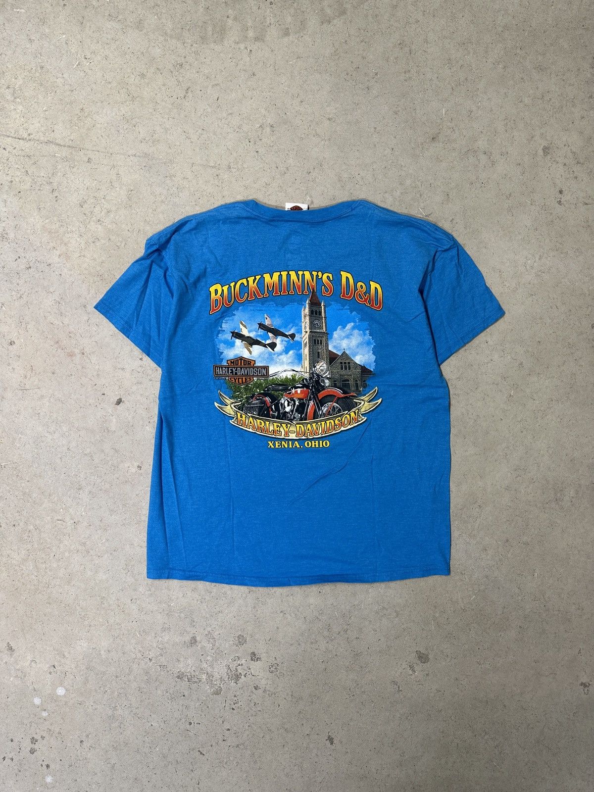 Harley Davidson × Vintage Vintage Harley Davidson T-Shirt Size US L / EU 52-54 / 3 - 4 Thumbnail