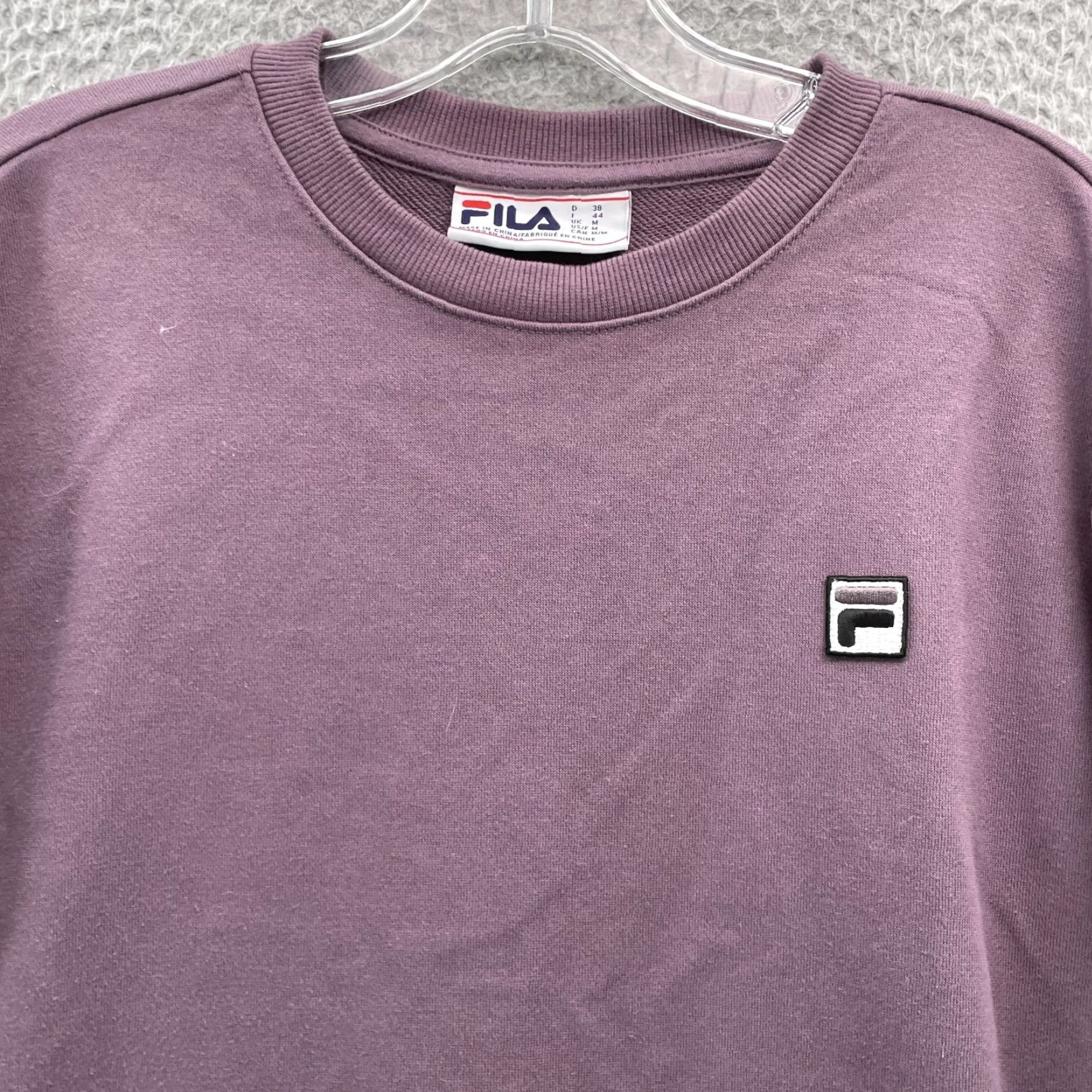 Fila FILA Sweatshirt Medium Mauve Sportswear Retro Streetwear Athleisure Lounge 90's Shirt Mens Size US M / EU 48-50 / 2 - 2 Thumbnail
