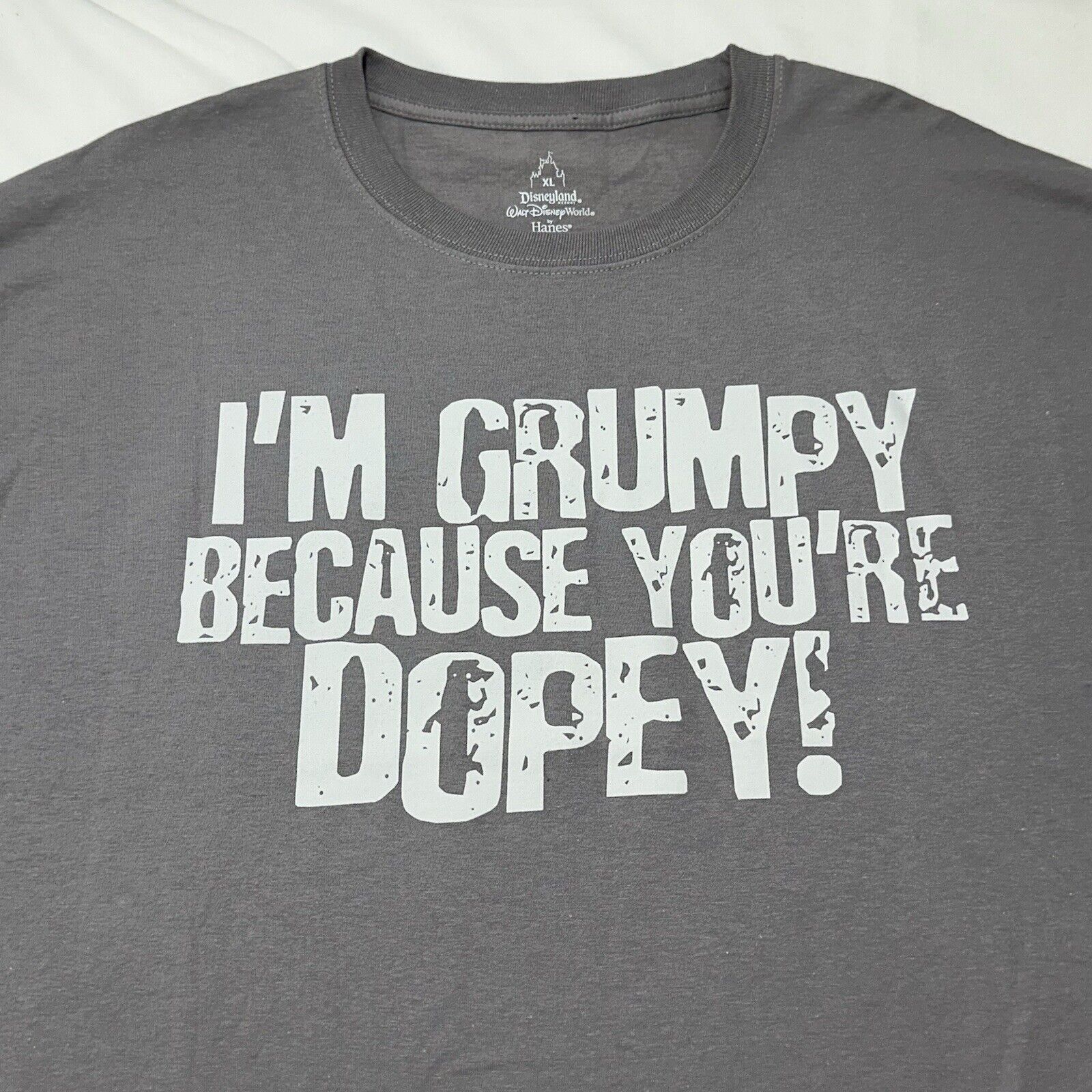 Disney Disney Grumpy Because Youre Dopey Snow White XL T Shirt Size US XL / EU 56 / 4 - 2 Thumbnail