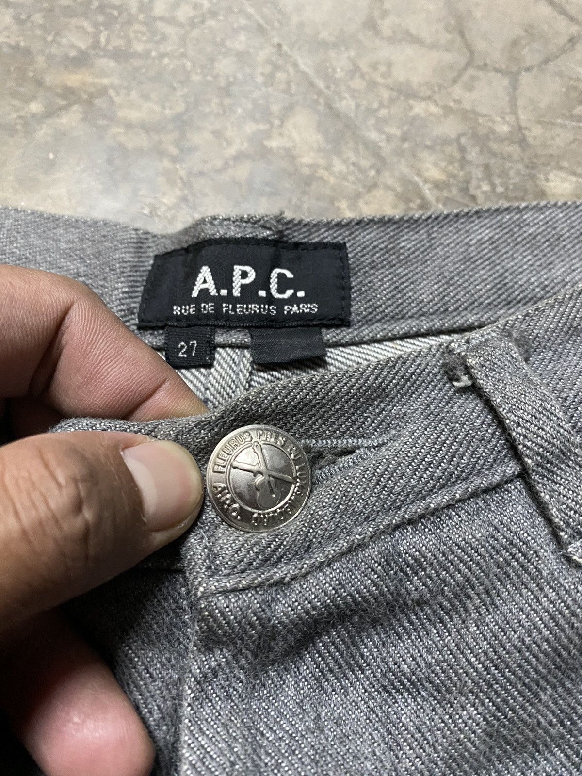 A.P.C. × Japanese Brand A.P.C. Jeans Distressed Denim Size 29" - 5 Thumbnail