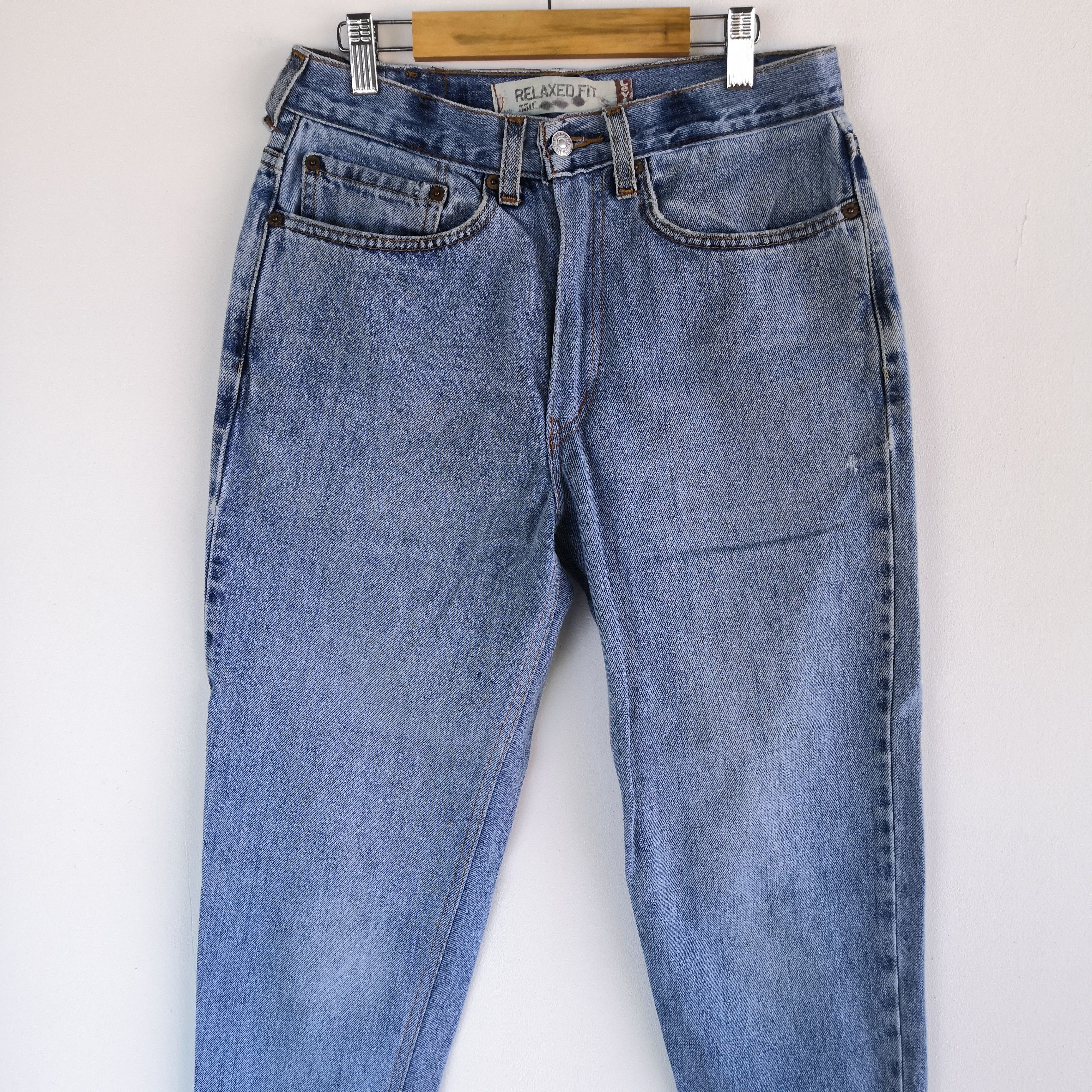 Levi's Vintage 90s Levis 550 Light Wash Jeans Levi's Sunfaded Denim Size 26" / US 2 / IT 38 - 3 Thumbnail