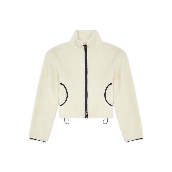 Diesel Diesel Women's Fleece Zip Jacket 0079 Size M / US 6-8 / IT 42-44 - 1 Thumbnail