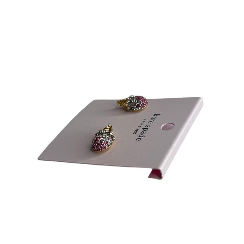 Kate Spade Kate Spade Ice Cream Sundae Earrings Gold Tone K6900 Novelty Size ONE SIZE - 2 Thumbnail