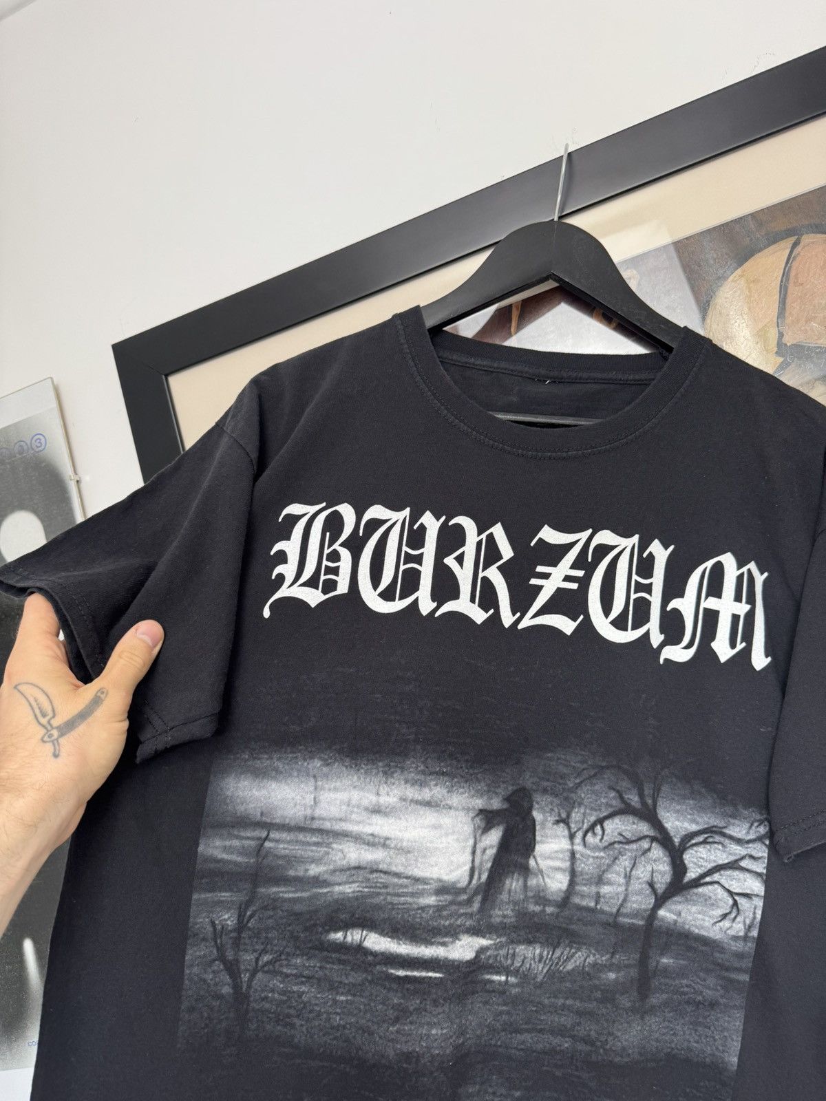 Band Tees Rare Burzum Black Metal Tee Shirt Y2k Iconic Heavy Hard Size US L / EU 52-54 / 3 - 2 Thumbnail