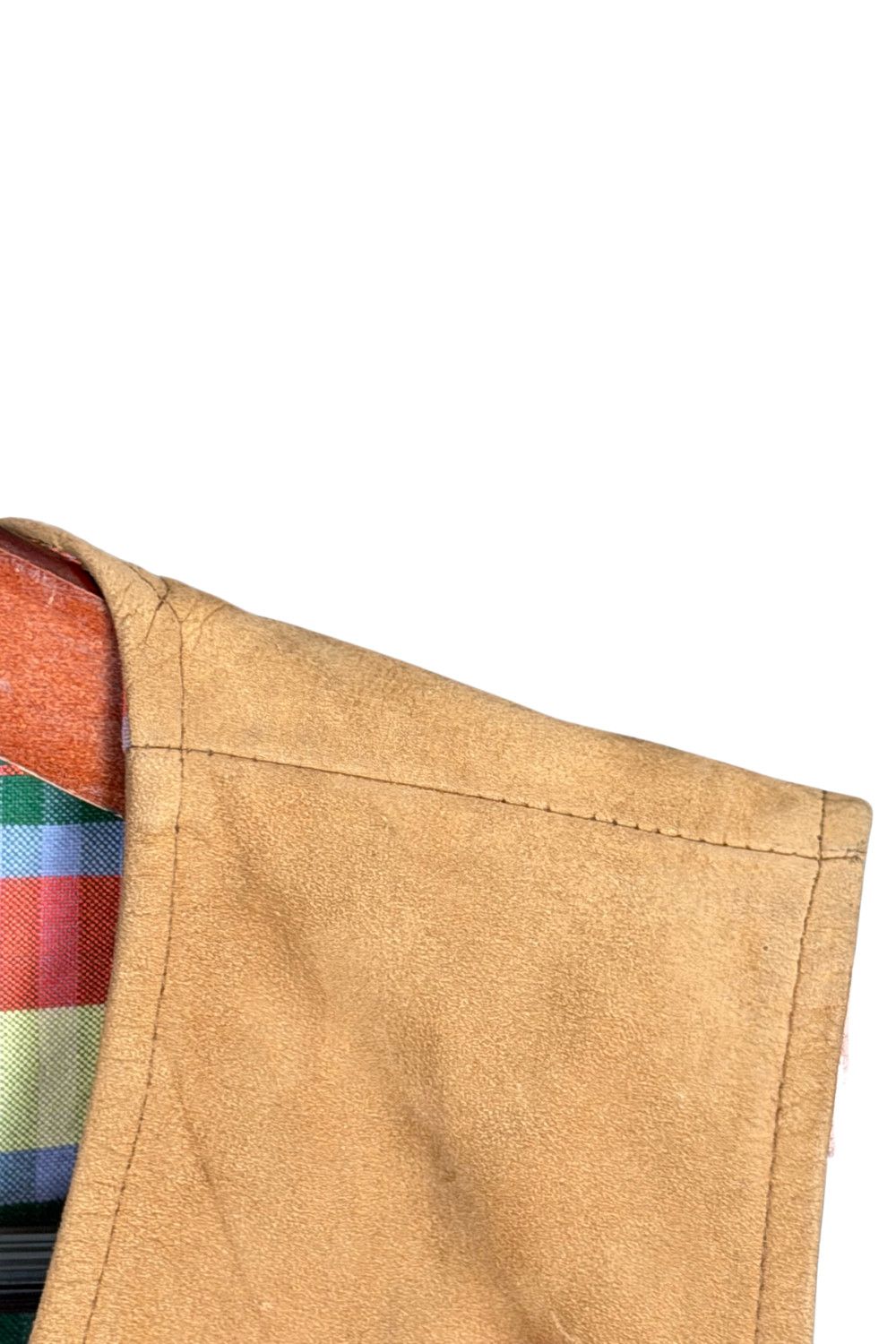 RRL Ralph Lauren Early Double RL Triple Star Madras Lined Western Waistcoat Size US L / EU 52-54 / 3 - 10 Thumbnail