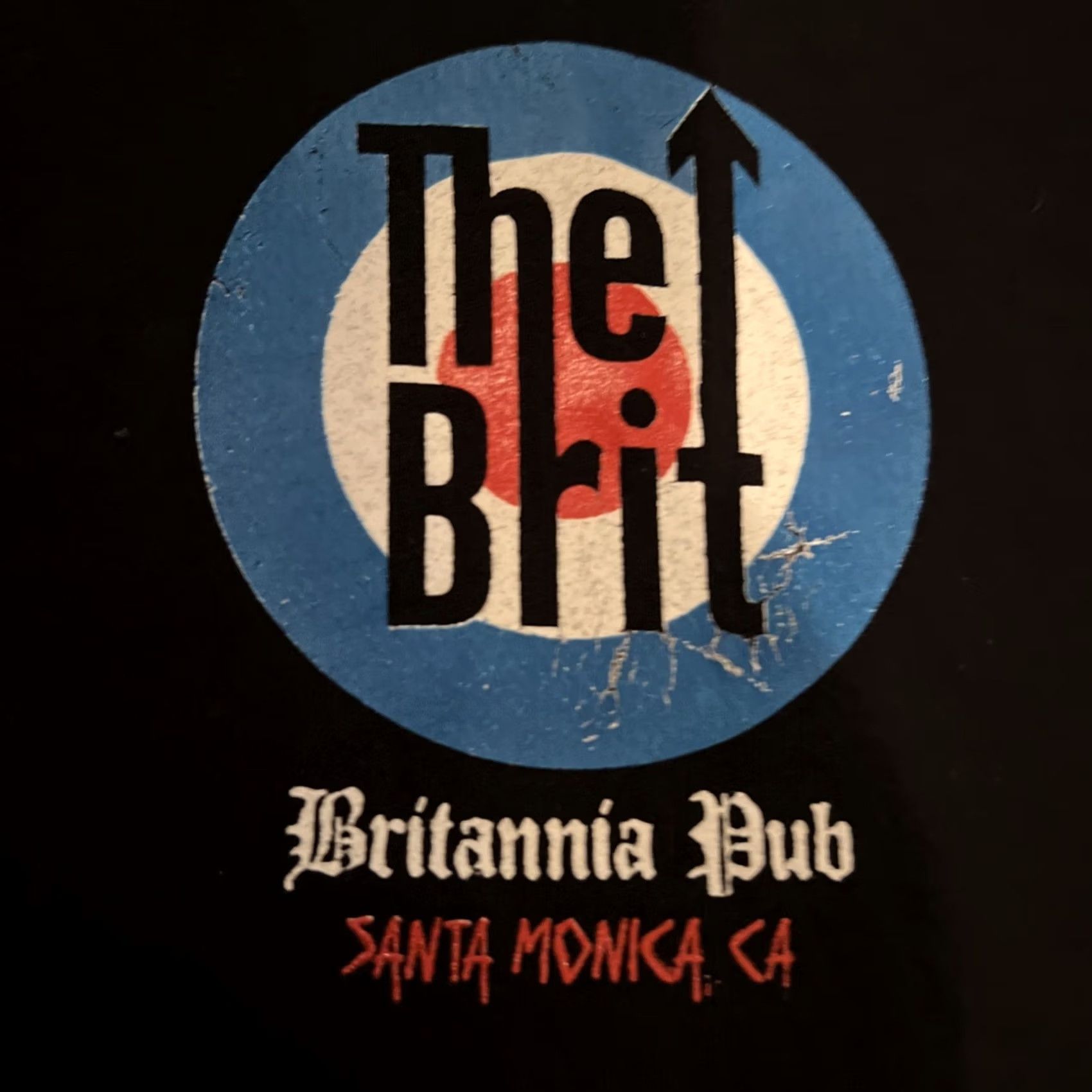 American Apparel VINTAGE The Brit Britannia’s Pub Santa Monica Bullseye Logo Shirt Large Mens Black Cotton Short Sleeve Crew Neck Tee American Apparel Size US L / EU 52-54 / 3 - 4 Thumbnail