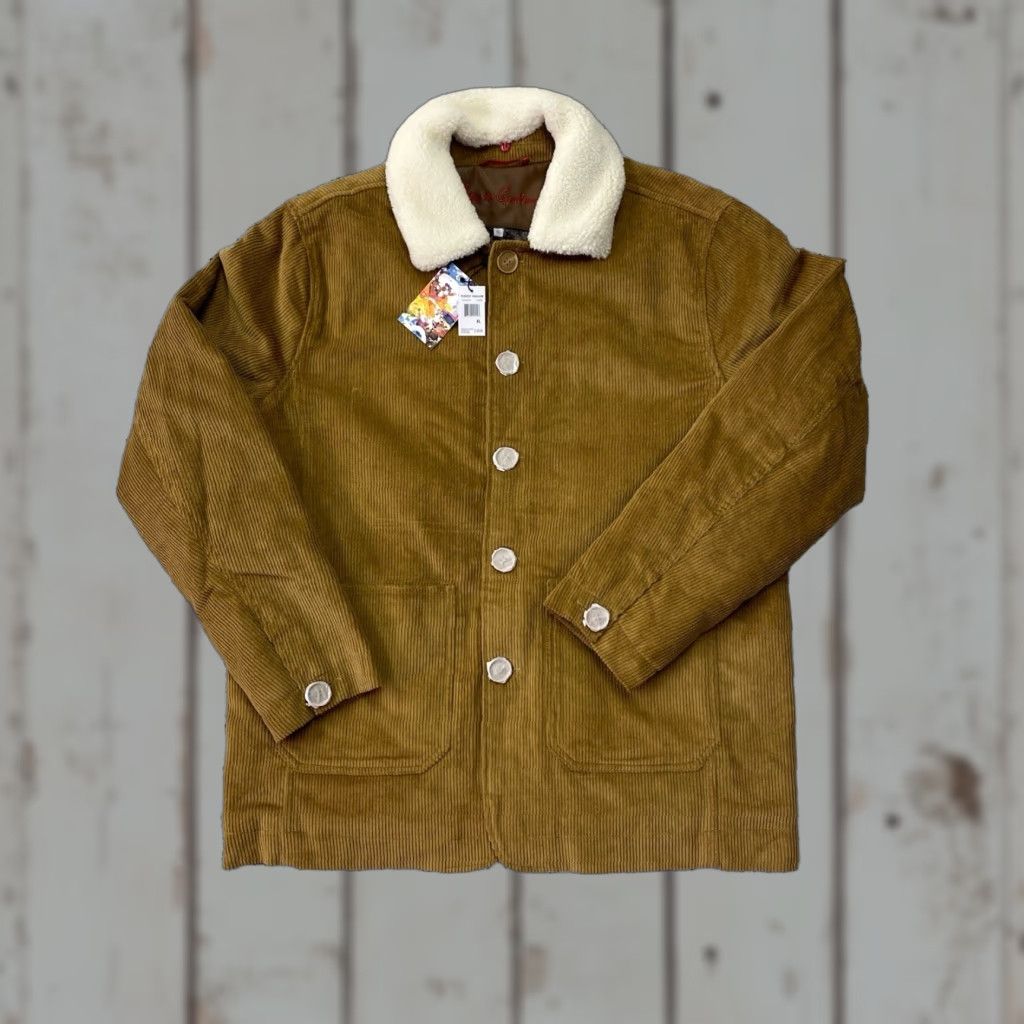 Robert Graham Robert Graham Men’s XL Corduroy Sherpa Jacket Heritage Workwear Luxe NEW NWT Size US XL / EU 56 / 4 - 1 Thumbnail