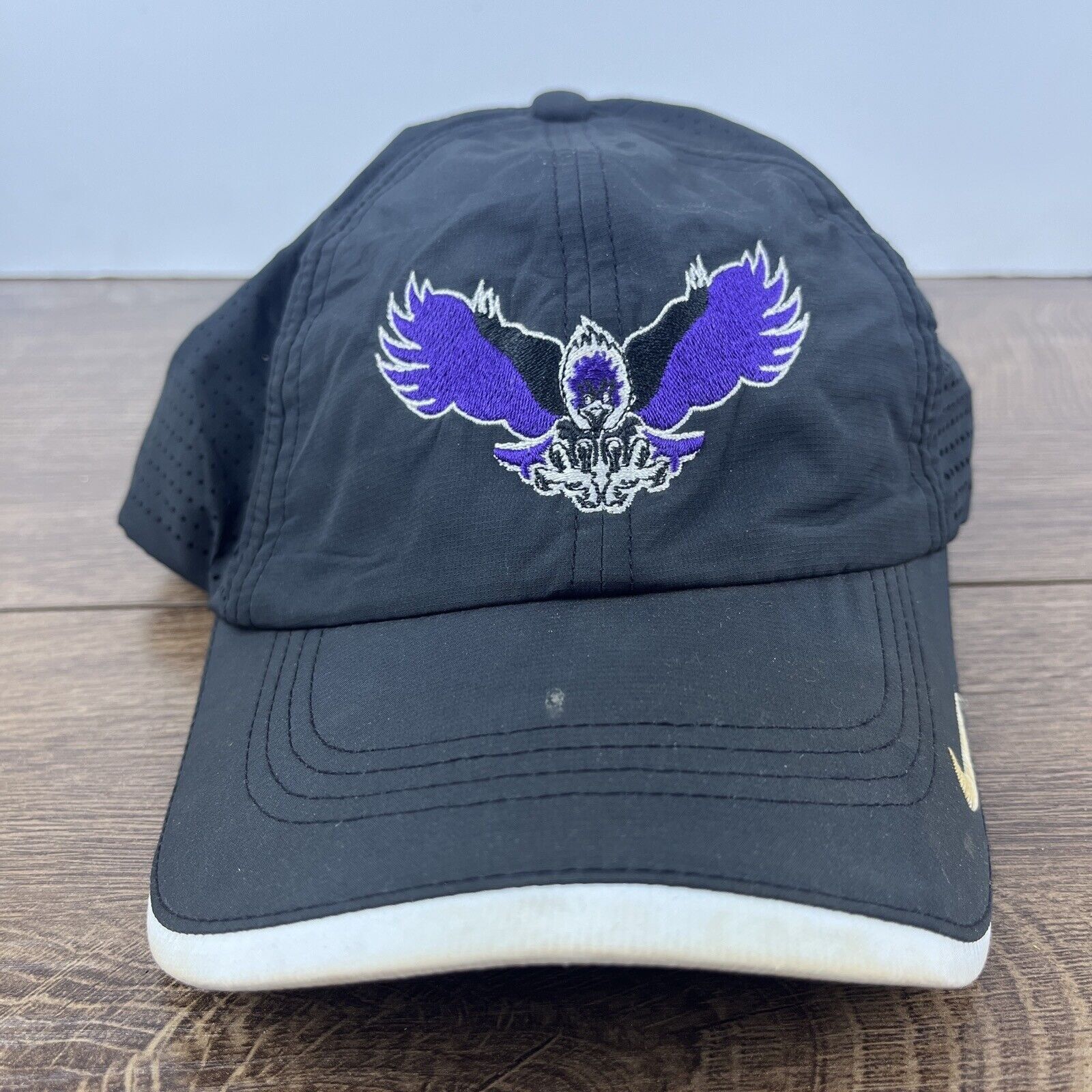 Nike Ravens Nike Hat Black Hat Adjustable Adult Size Black Hat Ca Size ONE SIZE - 2 Thumbnail