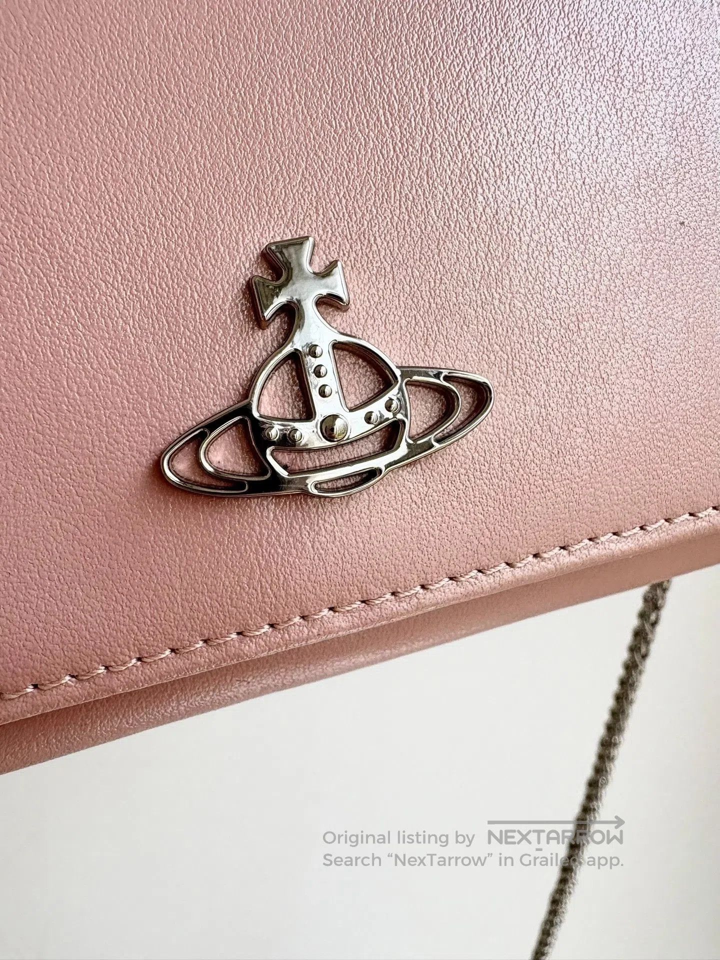 Vivienne Westwood Vivienne Westwood Vintage Pink Saturn Wallet Bag. Size ONE SIZE - 3 Thumbnail