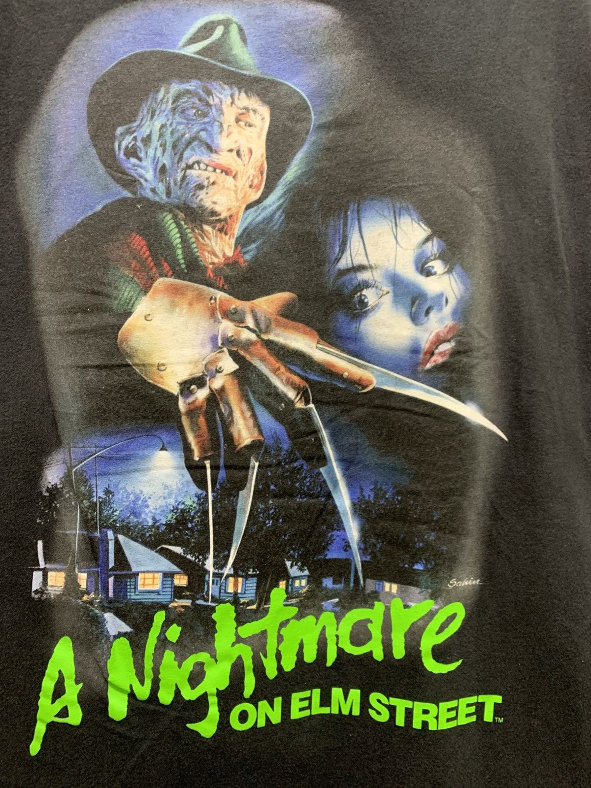 Vintage Nightmare On Elm Street Graphic Shirt-L Black Size US L / EU 52-54 / 3 - 3 Thumbnail
