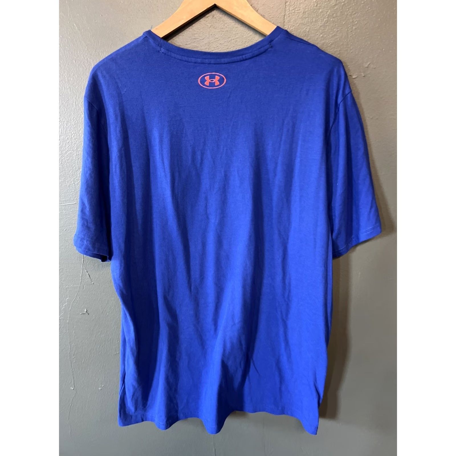 Under Armour Under Armour Mens XL Heatgear Blood Sweat Respect The Rock Crew Neck Short Sleeve T-Shirt Blue Size US XL / EU 56 / 4 - 3 Thumbnail