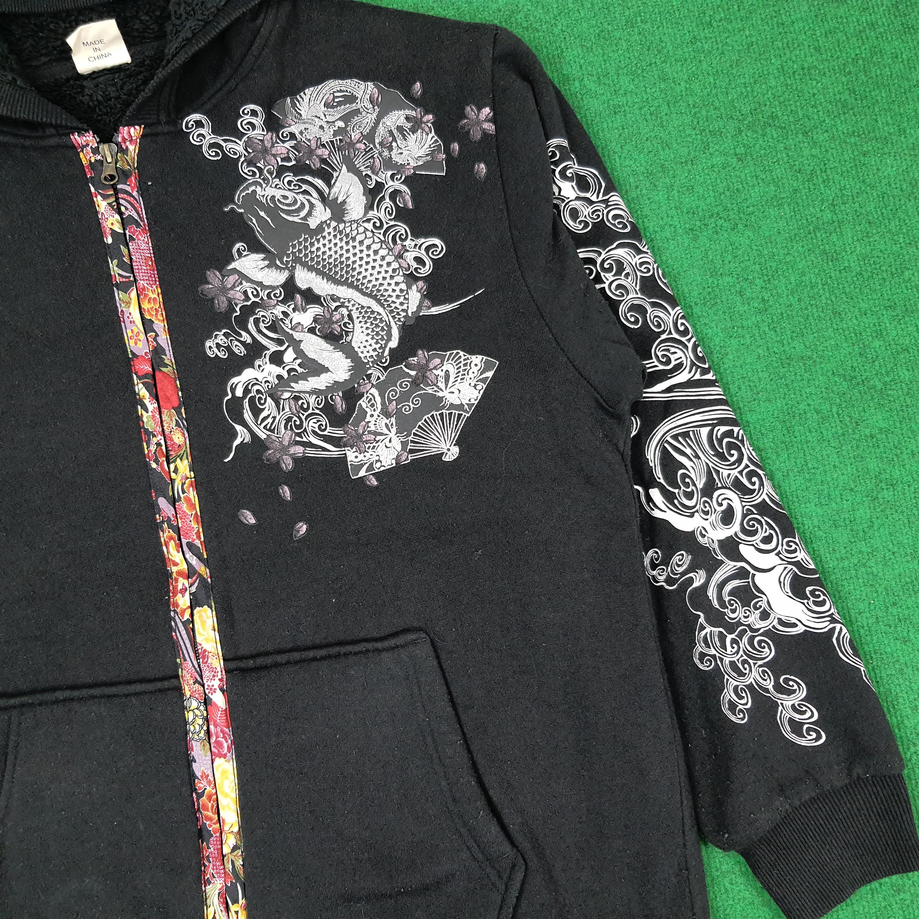 Japanese Brand × Vintage Vintage Cure All Japan Art Streetwear Zipper Hoodie C237N8 Size US L / EU 52-54 / 3 - 4 Thumbnail