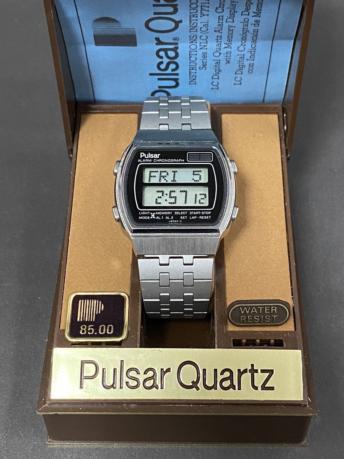 Vintage pulsar digital watch sales