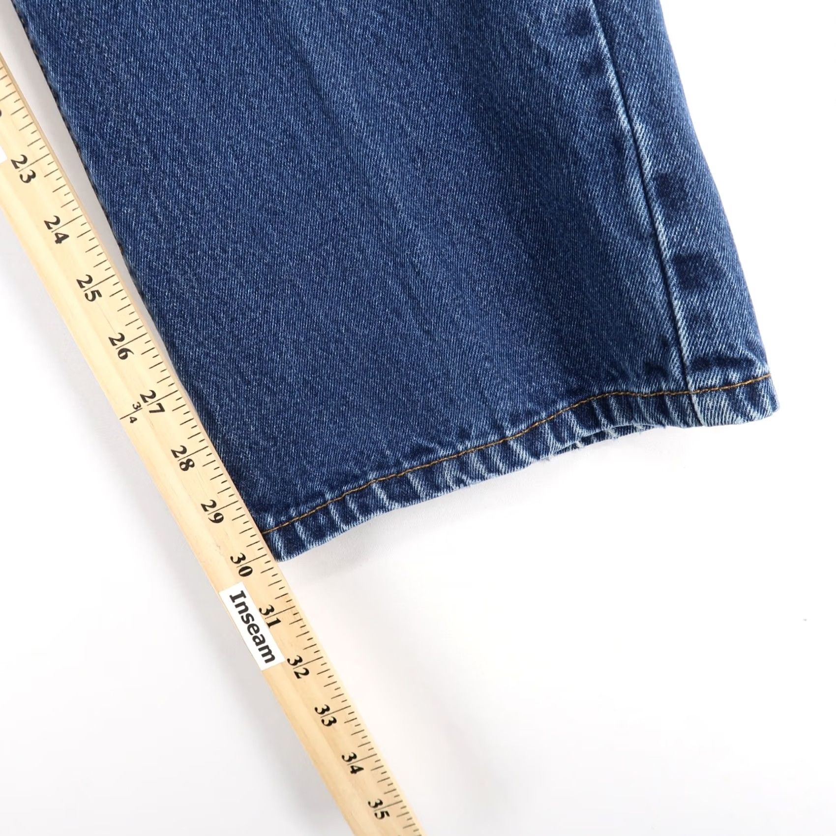 Levi's Levi's 517 Jeans Mens 36x32 Blue Bootcut Slim Denim Zip Fly Size US 36 / EU 52 - 7 Thumbnail