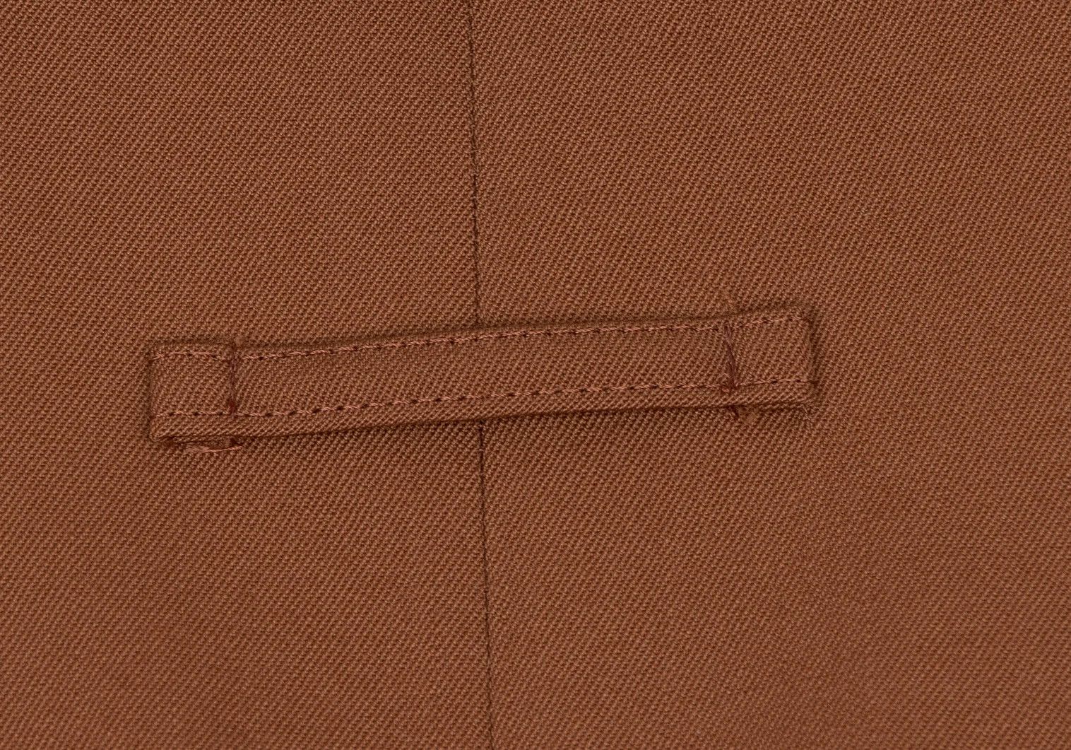 Jean Paul Gaultier Wool Gabardine Jacket with Button Design in Brown Size US M / EU 48-50 / 2 - 16 Thumbnail