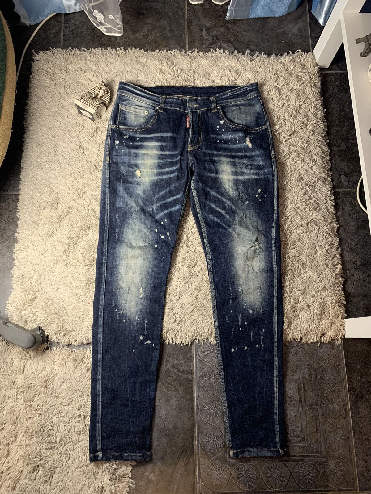 Dsquared2 × Vintage Dsquared2 distressed denim pants Size US 34 / EU 50 - 1 Thumbnail