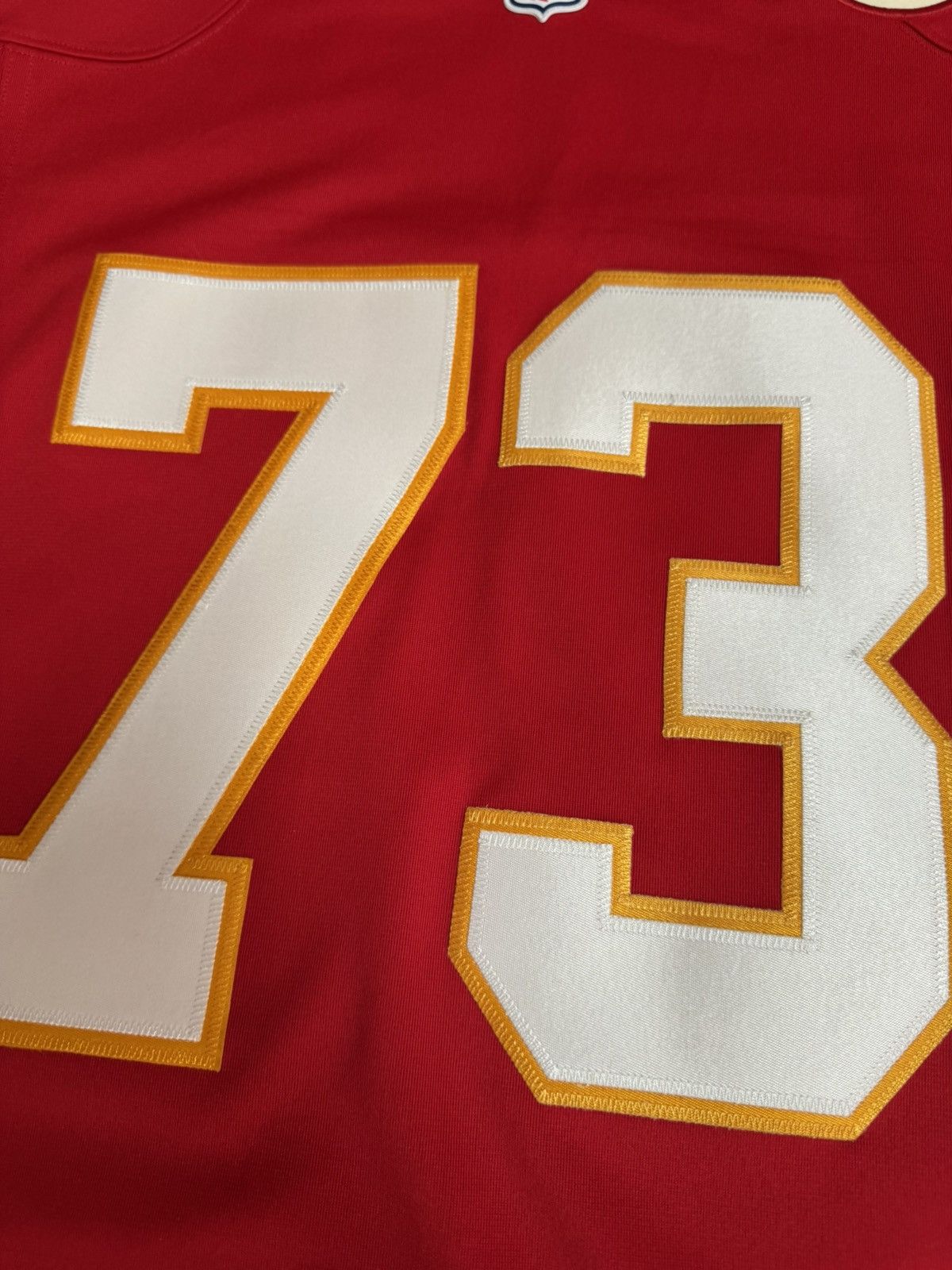 Nike Signed KC Chiefs Zach Fulton #73 NFL Limited Stitched Jersey Size US L / EU 52-54 / 3 - 6 Thumbnail