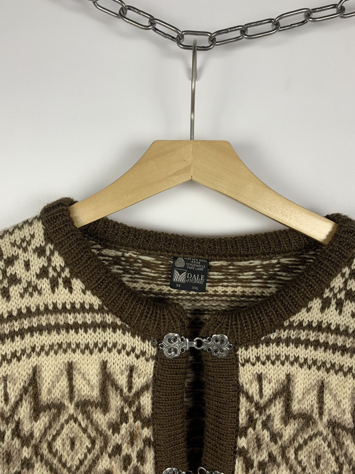 Dale Of Norway Vintage Dale of Norway Winter Fair Isle Wool Cardigan 90's Size US XXL / EU 58 / 5 - 2 Thumbnail