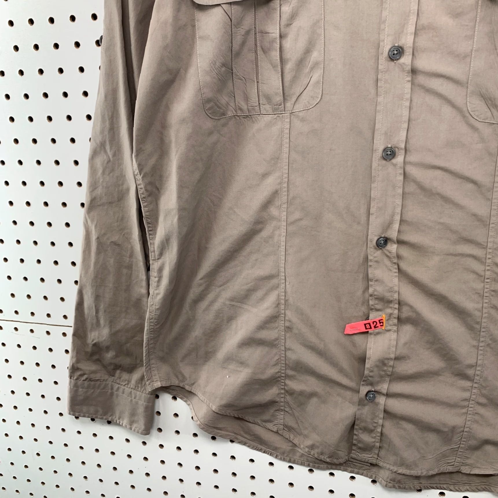 Hugo Boss VINTAGE Hugo BOSS Orange Button-Down Shirt Men XL Brown Long Sleeve Designer 22x31.5 Size US XL / EU 56 / 4 - 7 Thumbnail