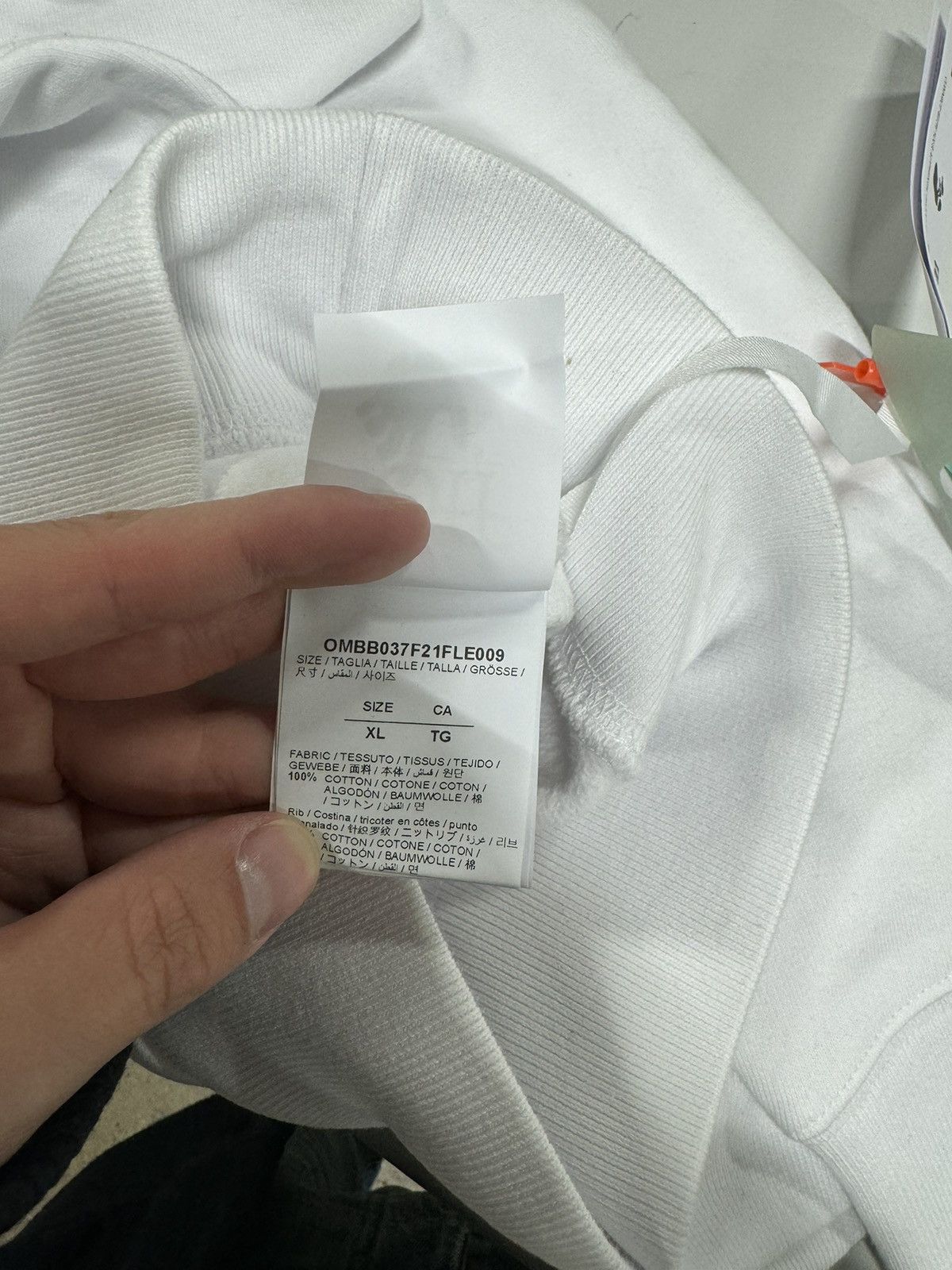 Off-White Off-White Caravaggio Lute Hoodie NEW 800$ Size US XL / EU 56 / 4 - 7 Thumbnail