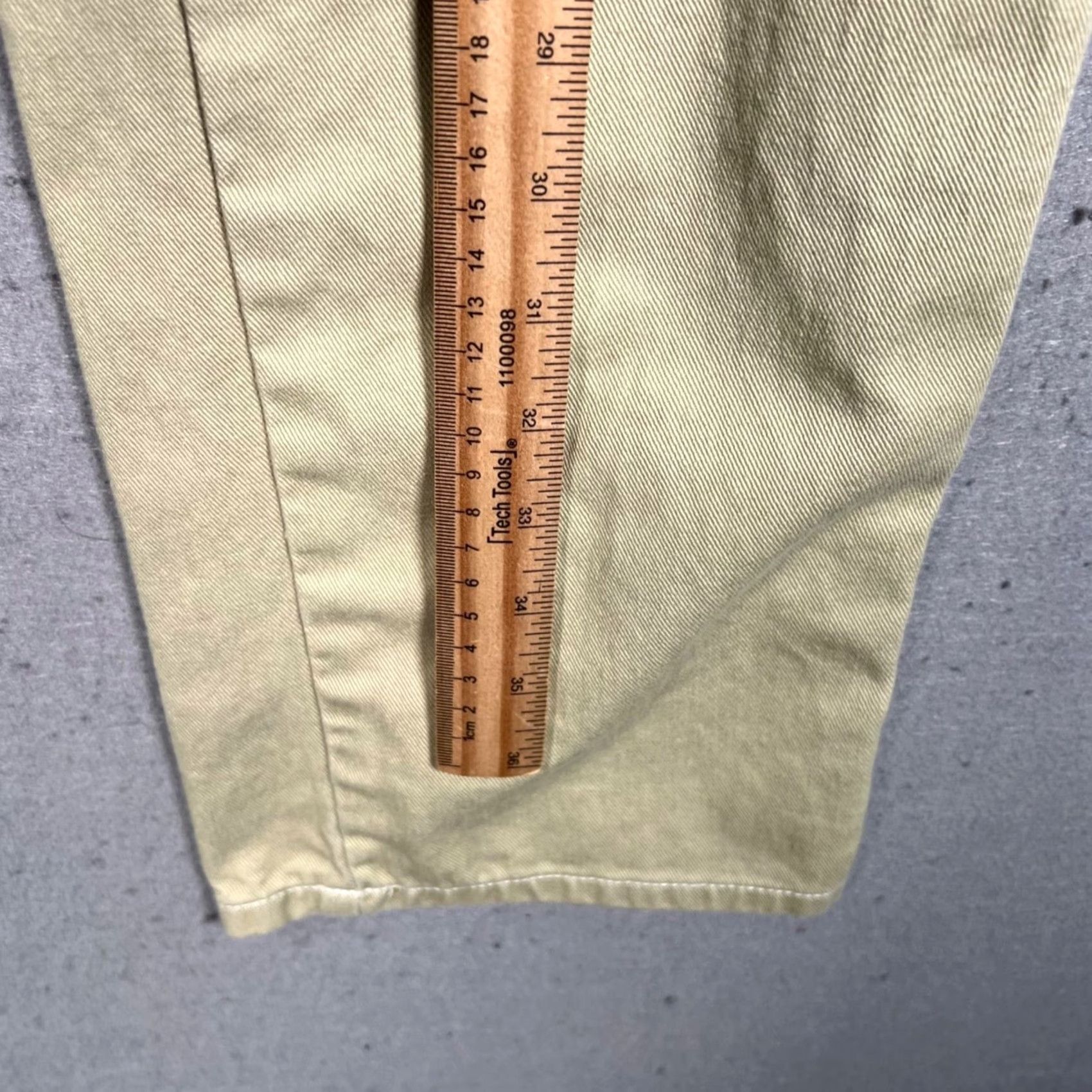 Dickies Dickies Womens 3 / 26 Khaki Carpenter Pants Cotton Workwear Relaxed Fit Pants Size 26" / US 2 / IT 38 - 6 Thumbnail