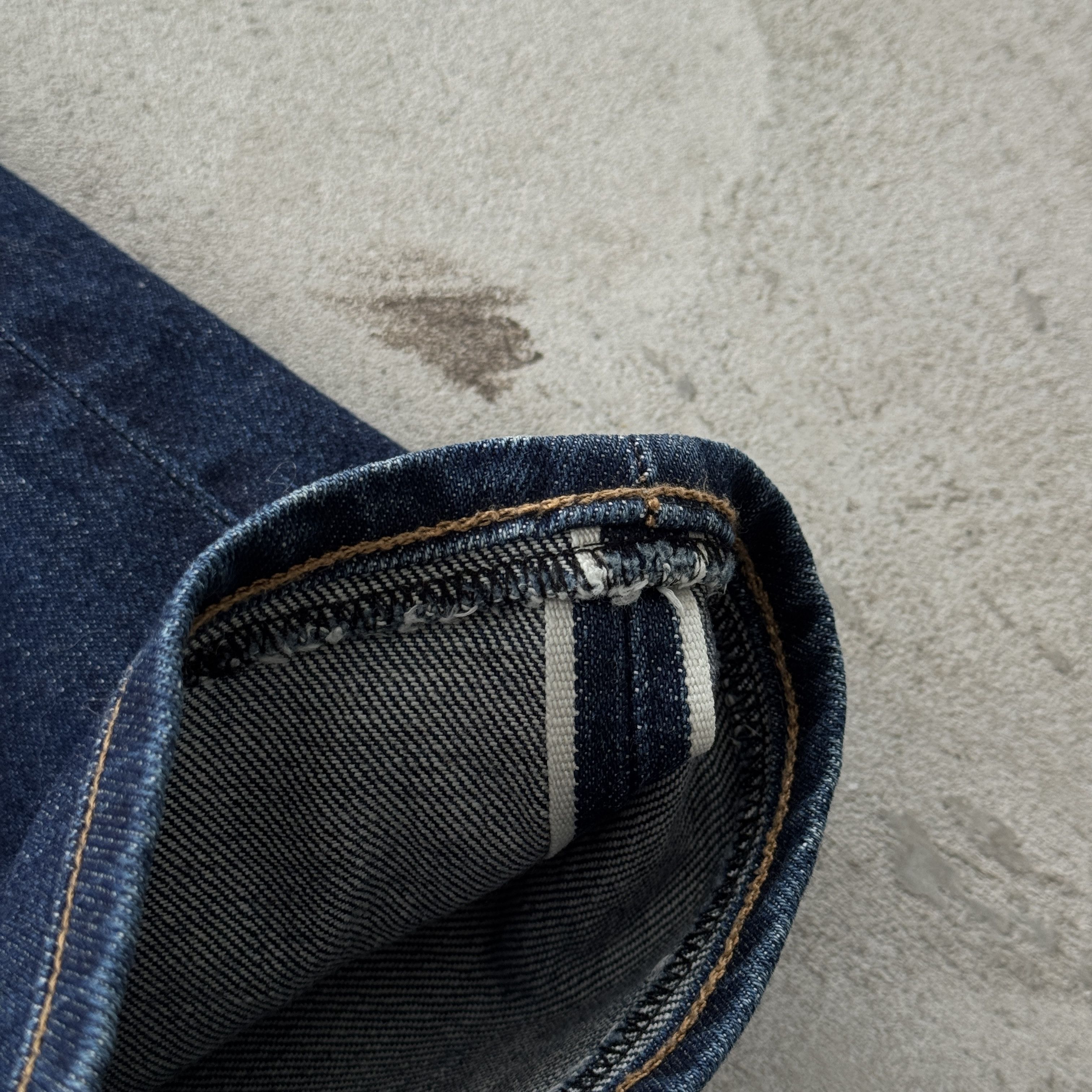 Levi's Vintage Levi's Fabric High-Rise Slim Salvedge Denim Jeans Size US 31 - 8 Thumbnail