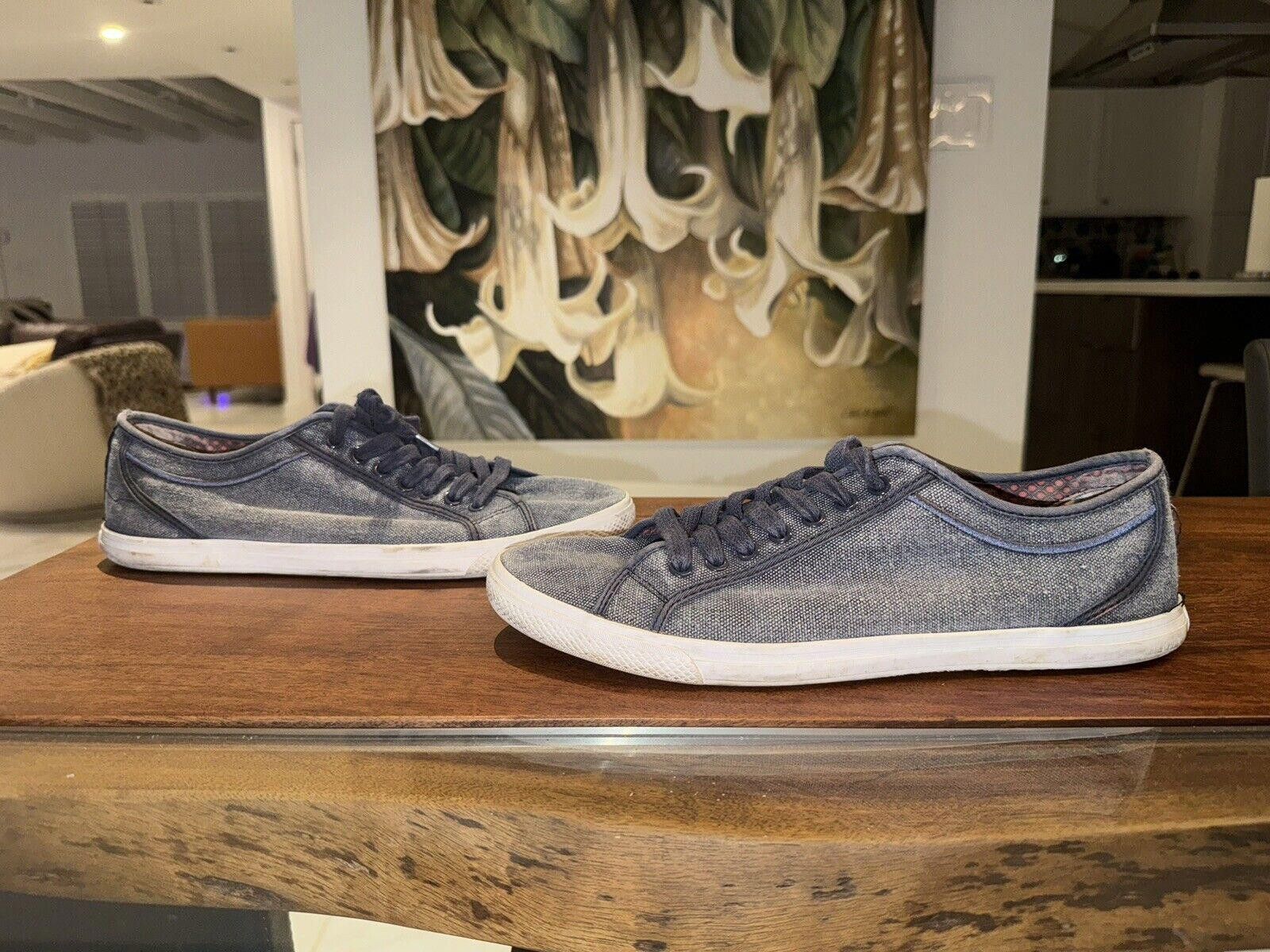 Ben Sherman Ben Sherman Blue Canvas Casual Sneakers Size 11 Size US 11 / EU 44 - 1 Thumbnail